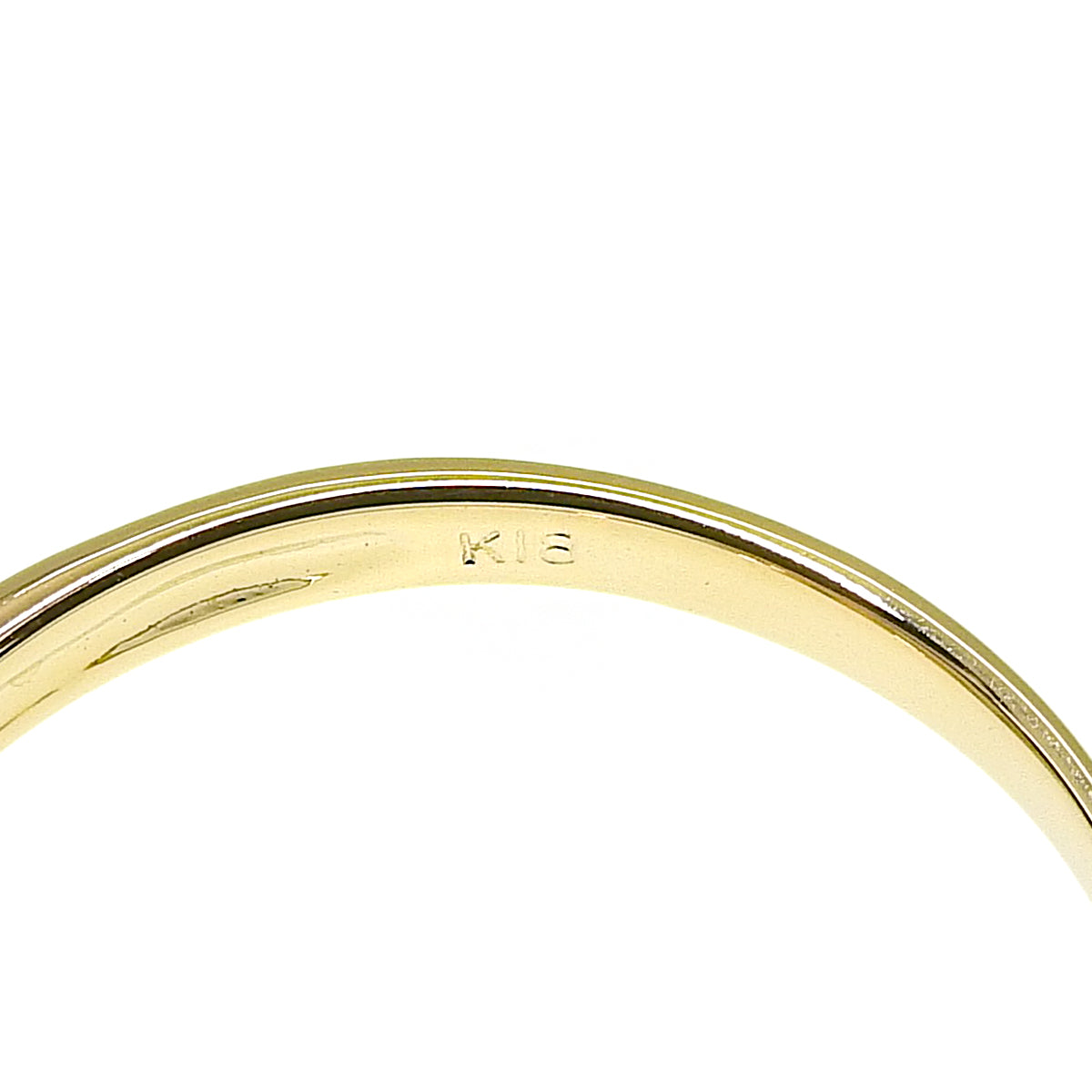 Diamond Ring D0.55 Yellow Gold K18YG 3.5g
