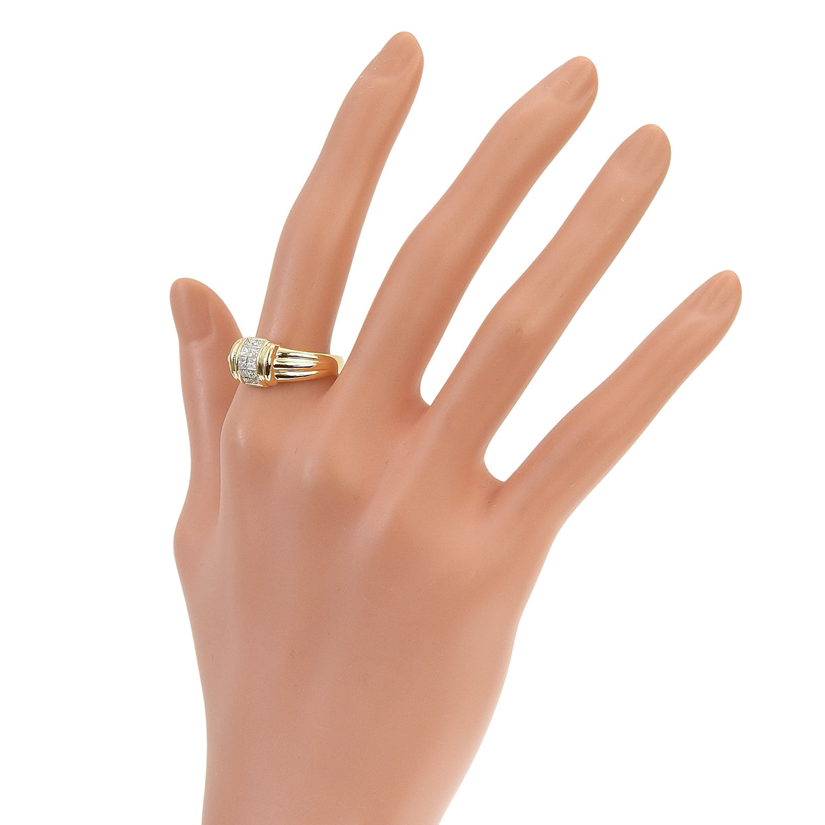 ダイヤモンド リング D0.67 K18YG 8.2g