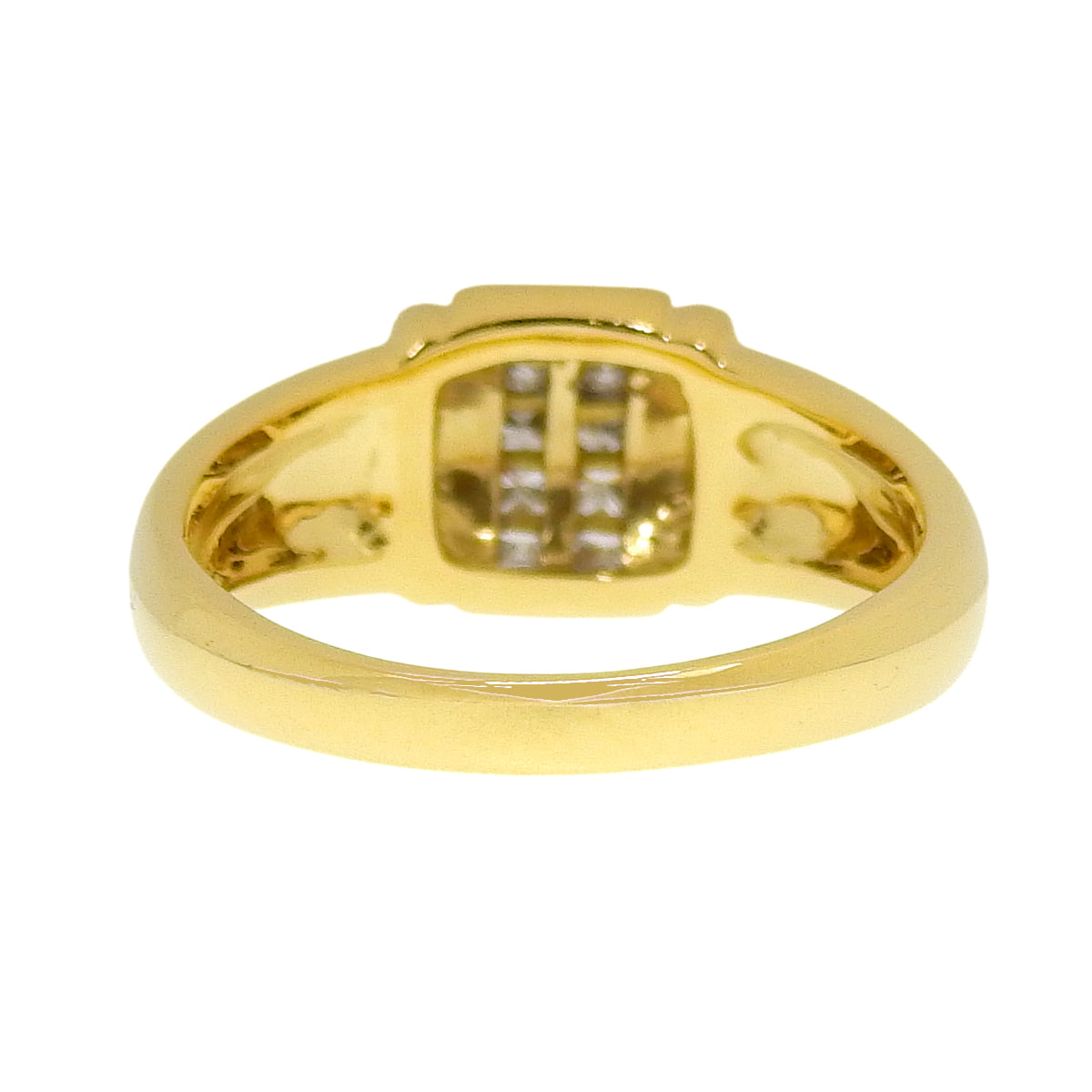 Diamond ring D0.67 K18YG 8.2g