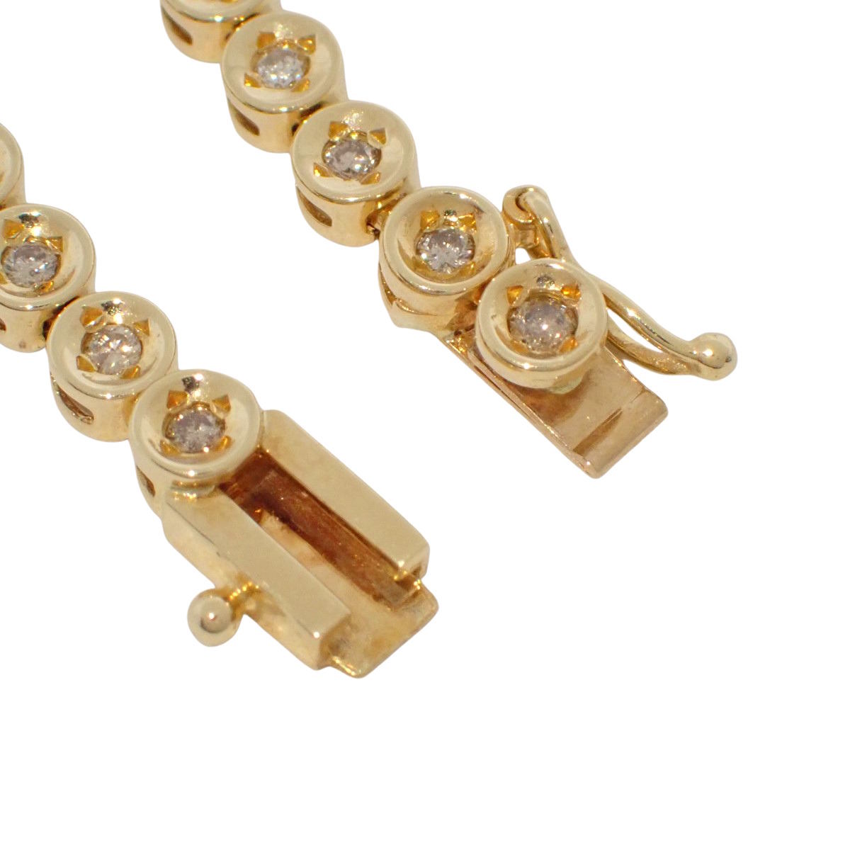 网球钻石项链 D3.00 18K黄金 22.8克