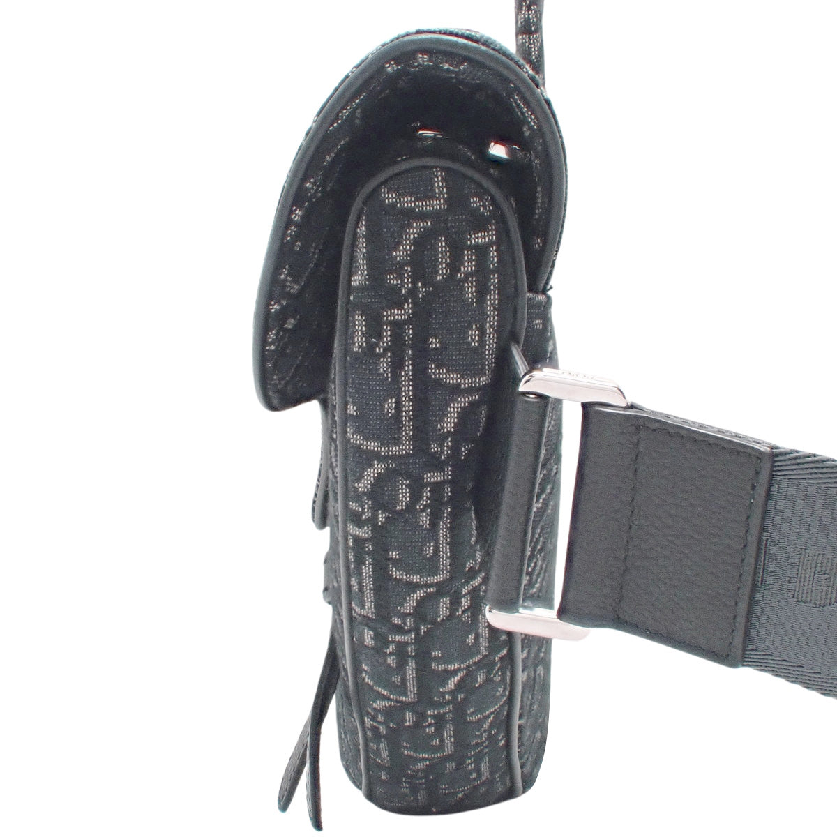 トロッター サドルバッグ ディオールオブリークジャガード ブラック グレー 1ADPO093YKY