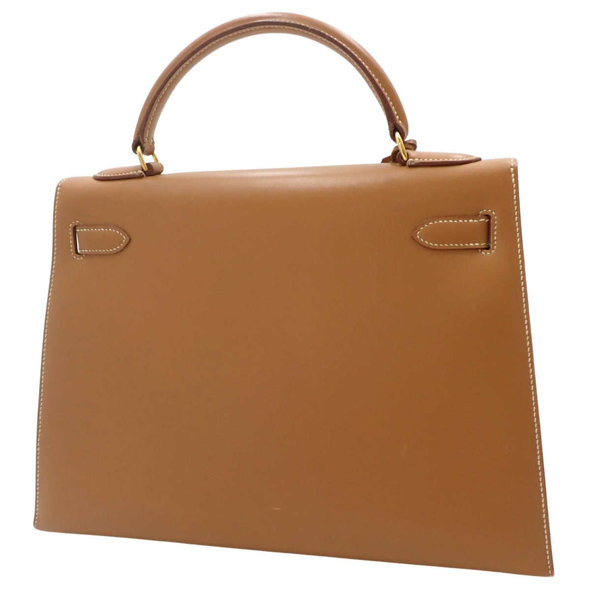 ケリー32(外縫い) ボックスカーフ ゴールド ゴールド金具 〇Y刻印