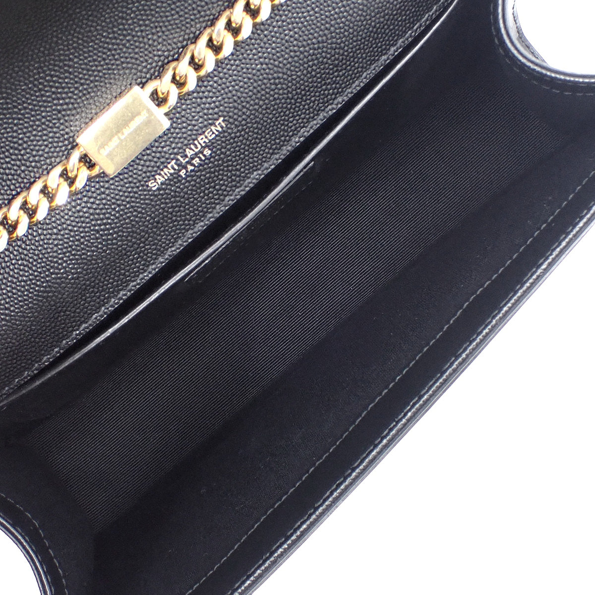 ケイト ミディアム グレイン・ド・プードルレザー ブラック 364021