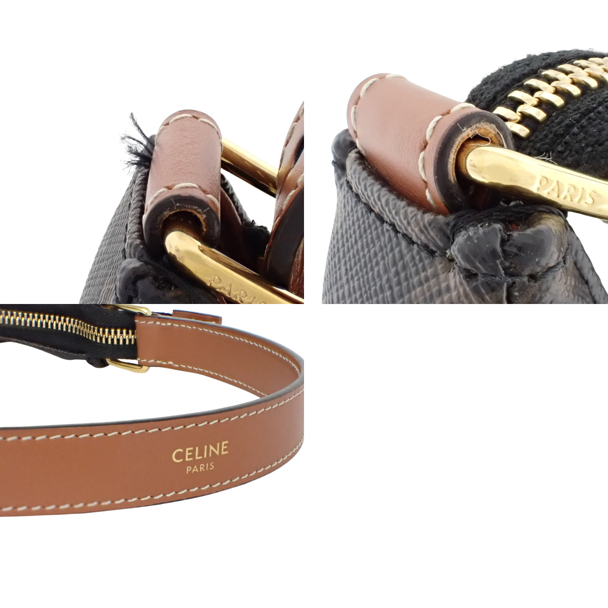 AVA Ava 包 小牛皮 Triomphe 帆布 棕褐色 193952BZJ.04LU