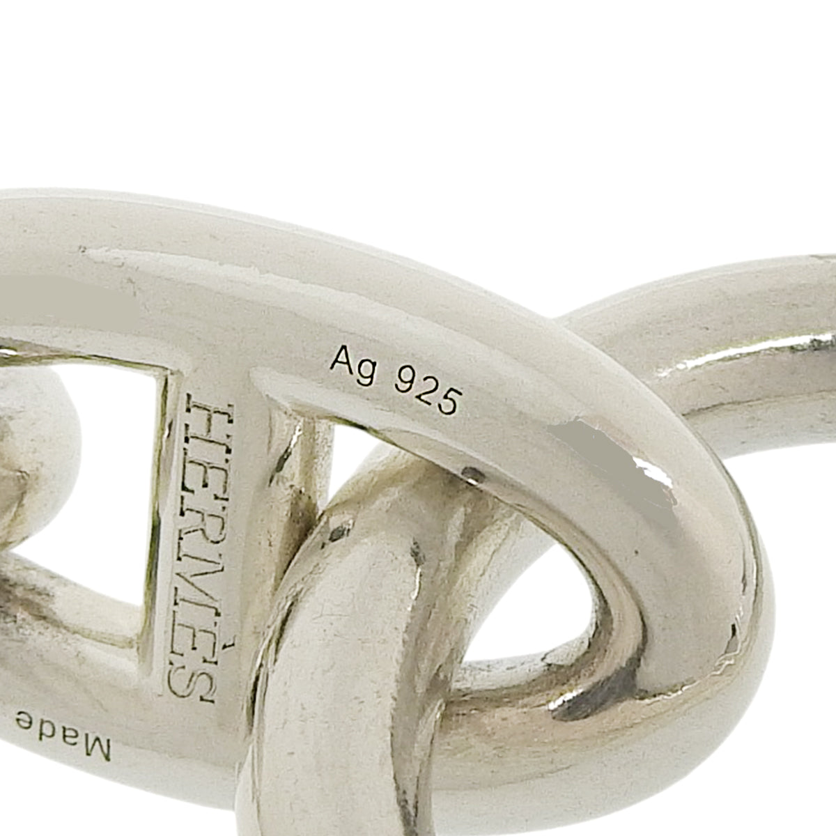 Chaine d'Ancre GM 手链，925 纯银，12 节