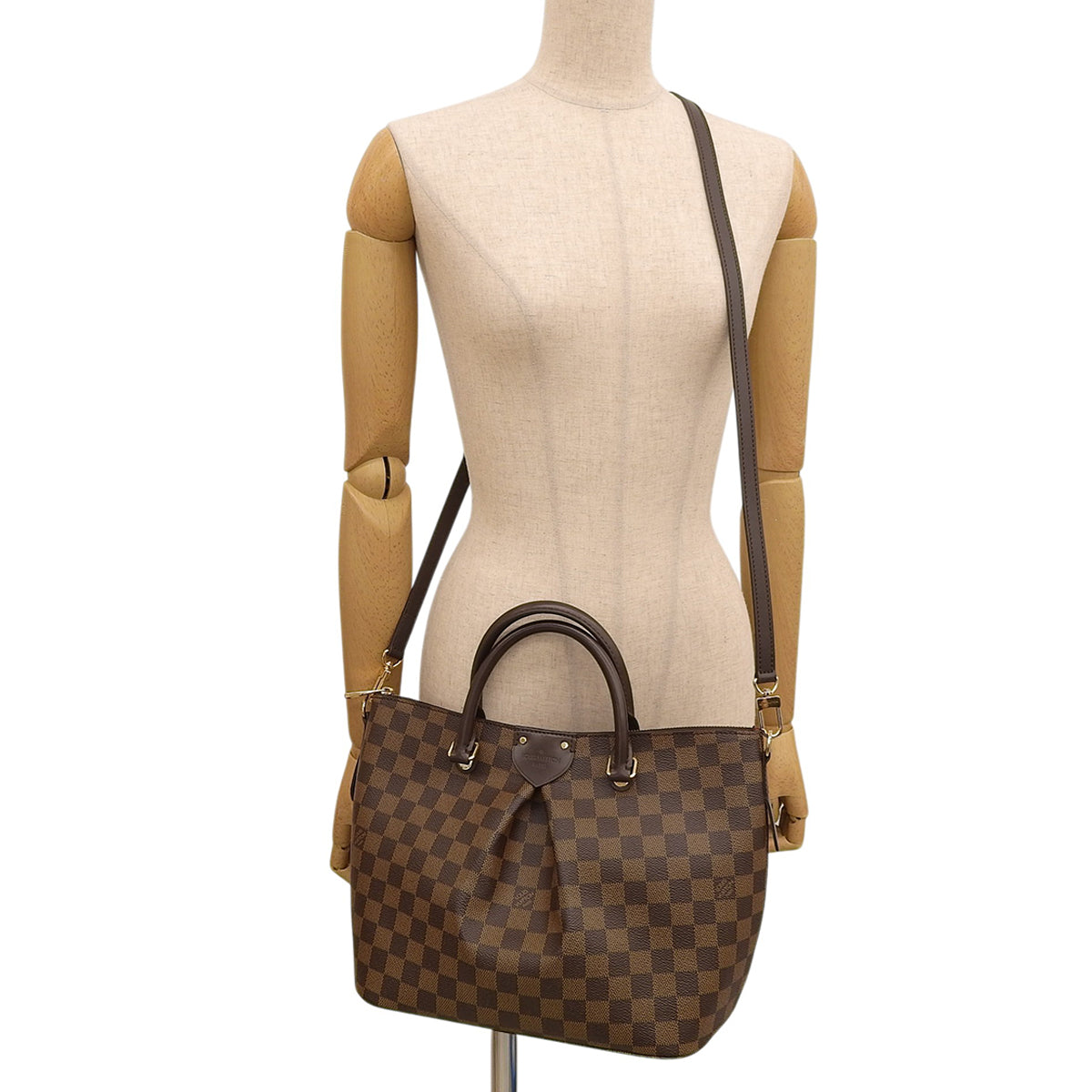 ダミエ・エベヌ シエナMM ダミエキャンバス ブラウン N41546