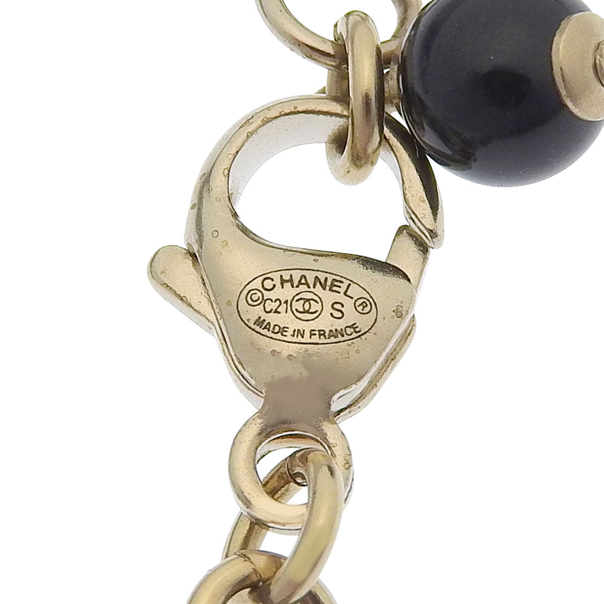 ココマーク 星モチーフ チェーンネックレス メタル(GP) ラインストーン