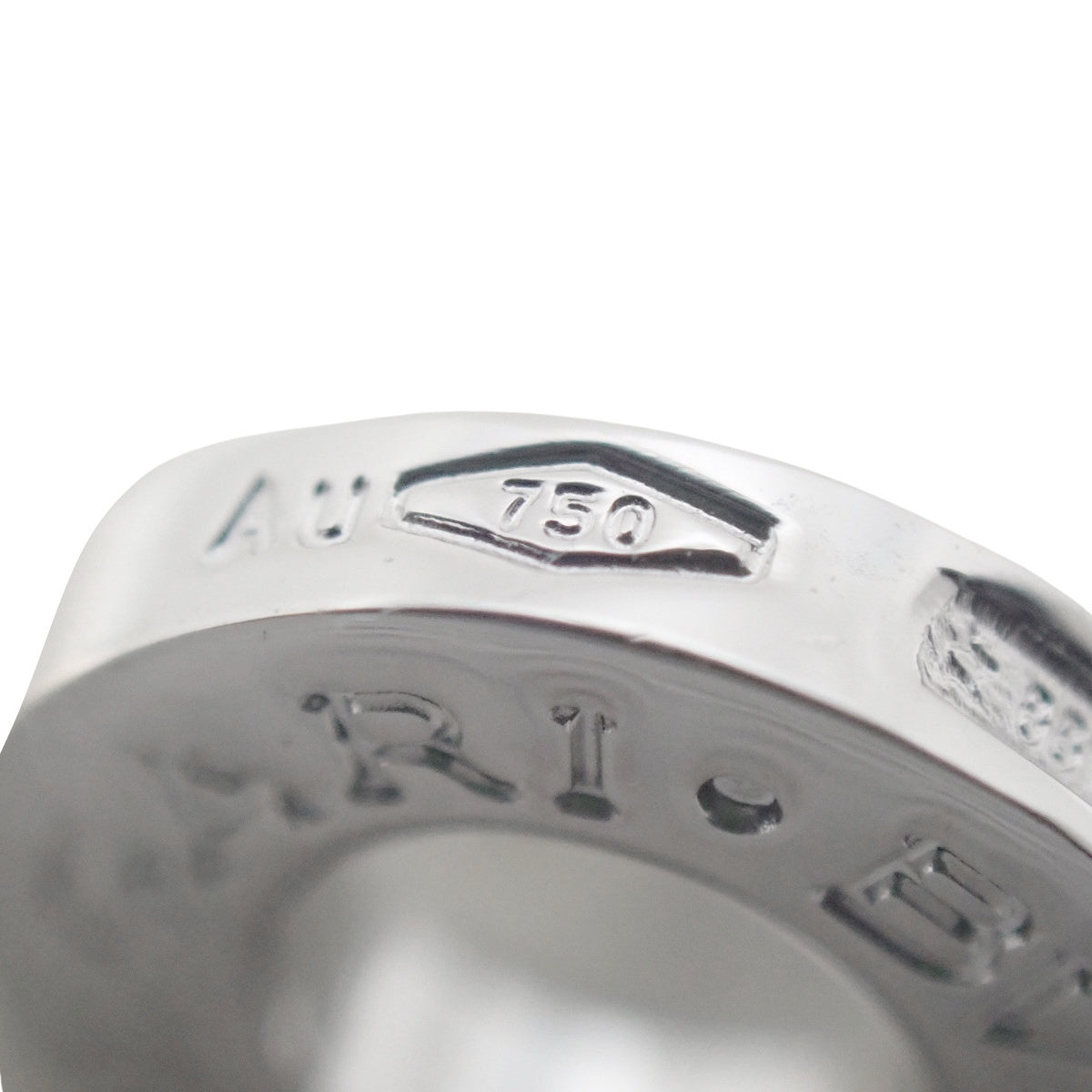 Serpenti Cross Necklace Diamond White Gold K18WG 6.7g