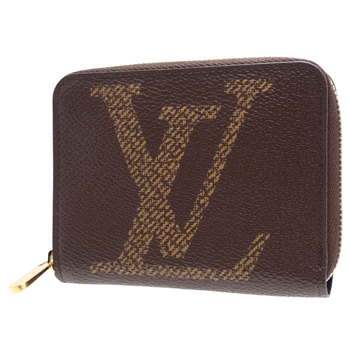 Monogram Giant Zippy Coin Purse, Brown and Camel, M69354