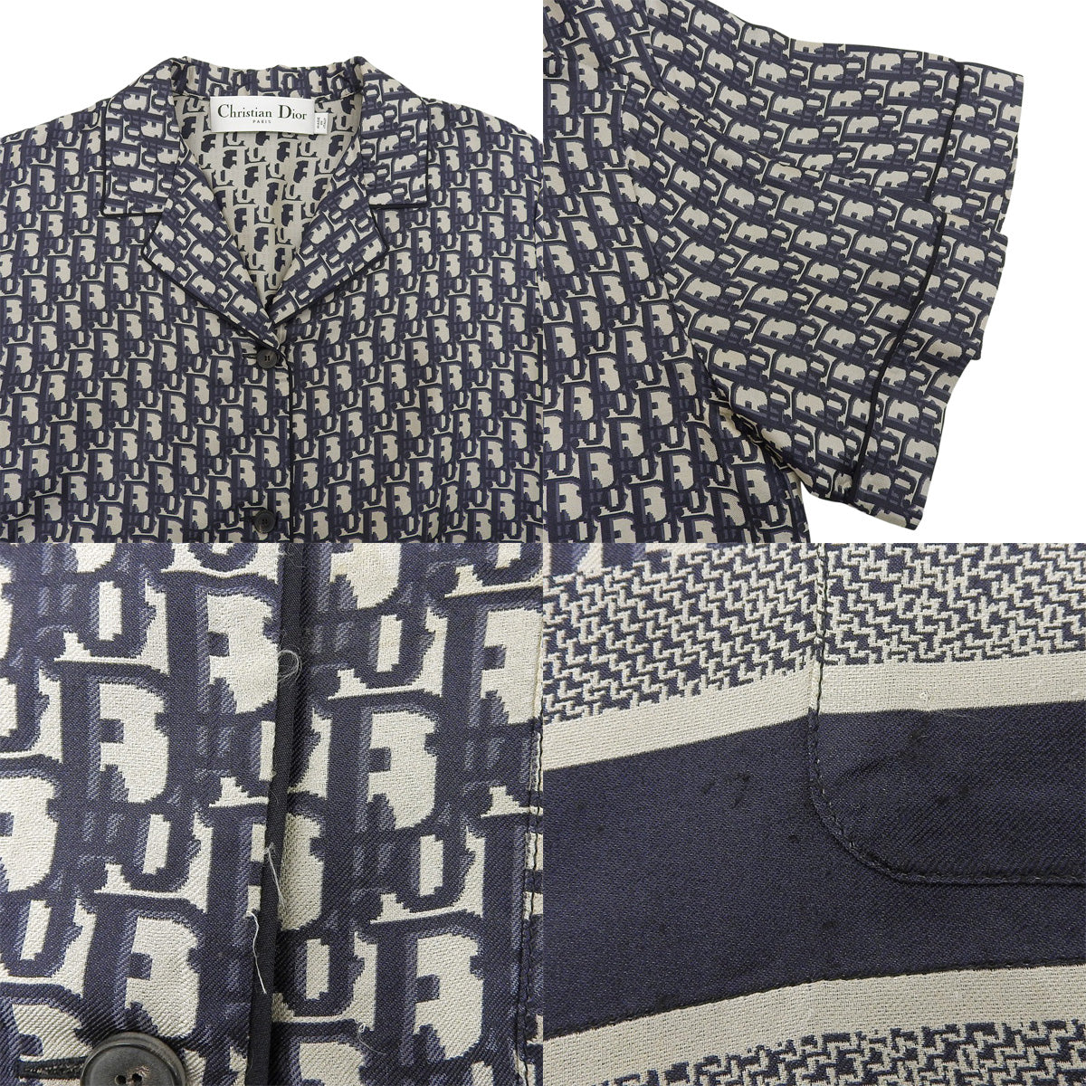 ディオール オブリーク ショートスリーブシャツ 2021年 38