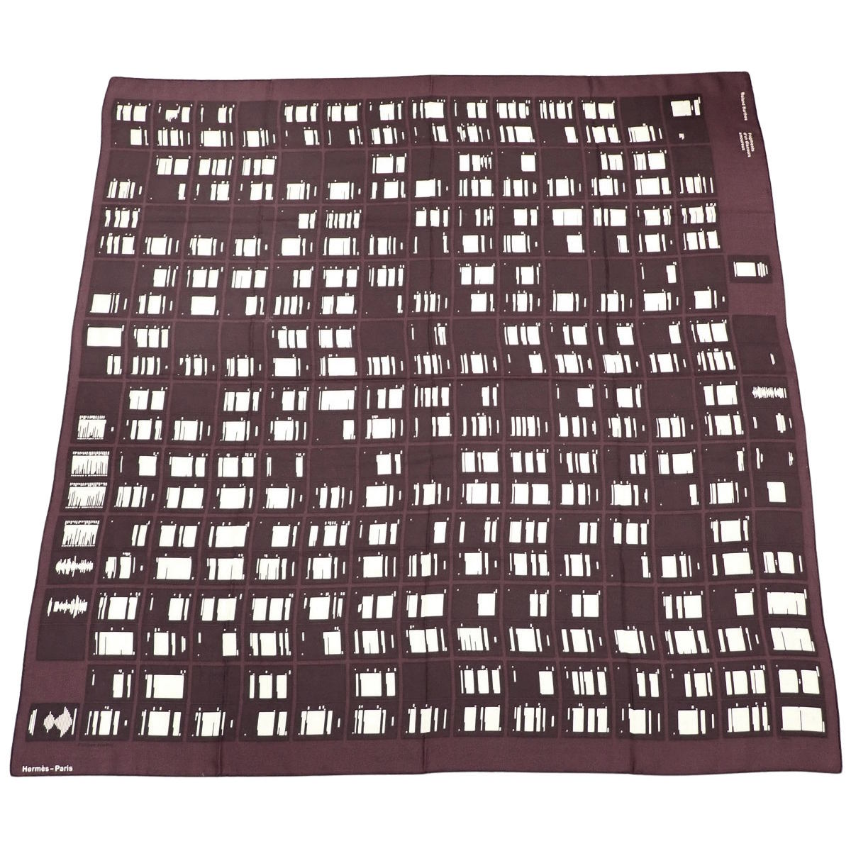 ロラン・バルト カレジェアン カレ140 カシミヤ シルク