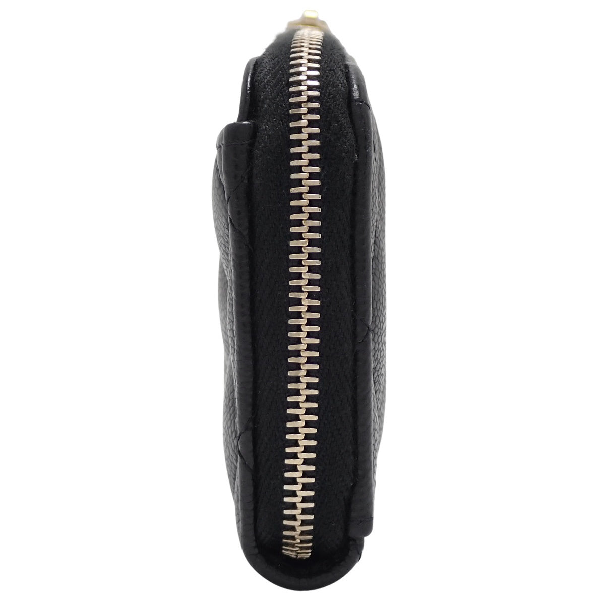 Matelasse Coco Mark Fragment Case, Caviar Skin, Black, AP3179