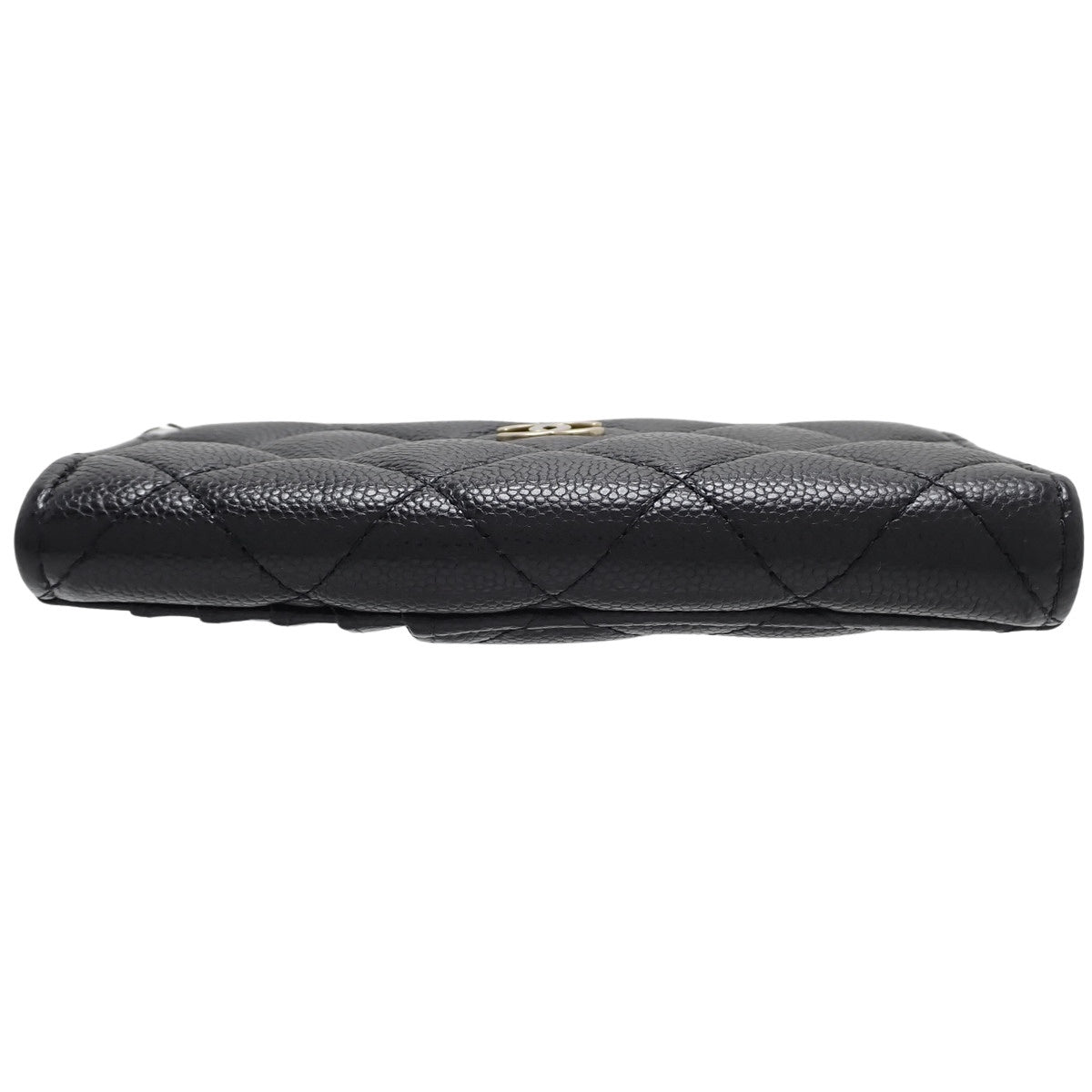 Matelasse Coco Mark Fragment Case, Caviar Skin, Black, AP3179