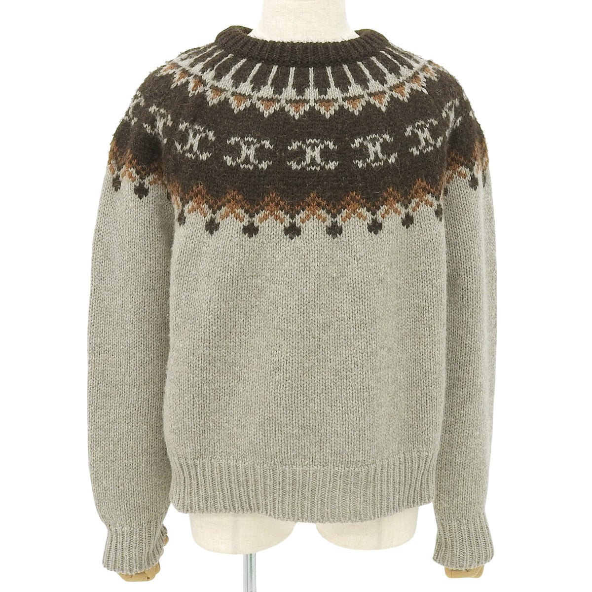 トリオンフ クルーネックニット M