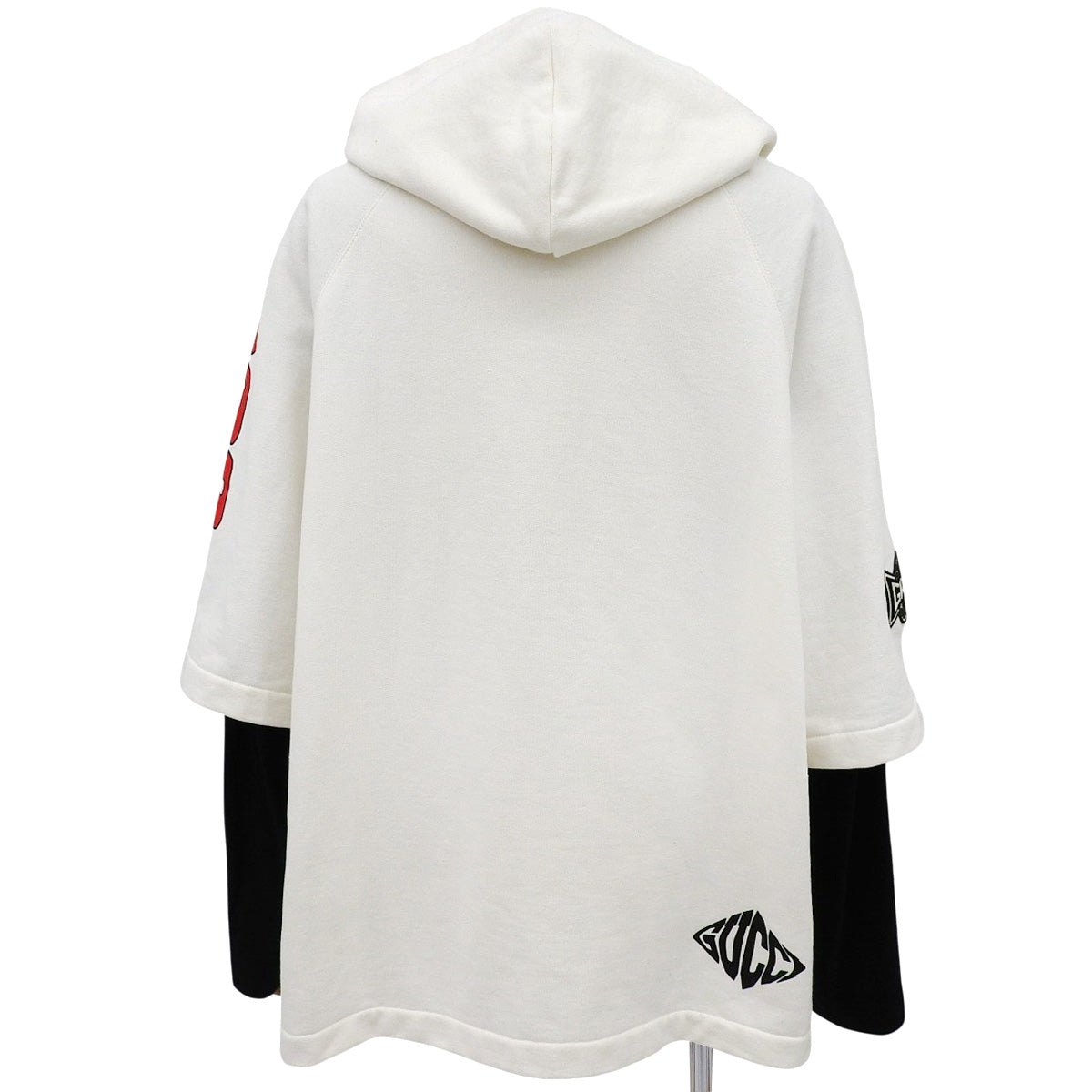 ロゴレイヤードパーカー L