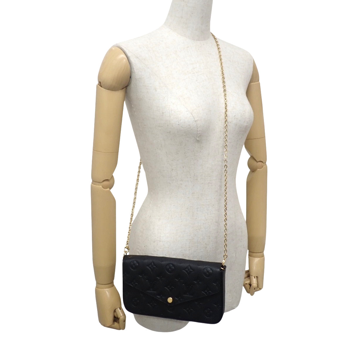 Monogram Empreinte Pochette Felicie Noir M82477