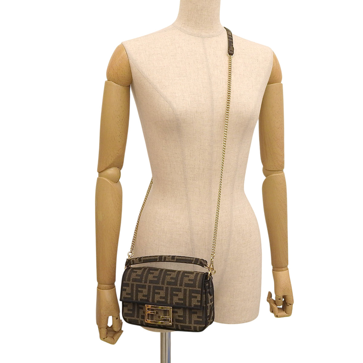 ズッカ バケット ミニ キャンバス ブラウン 8BS017