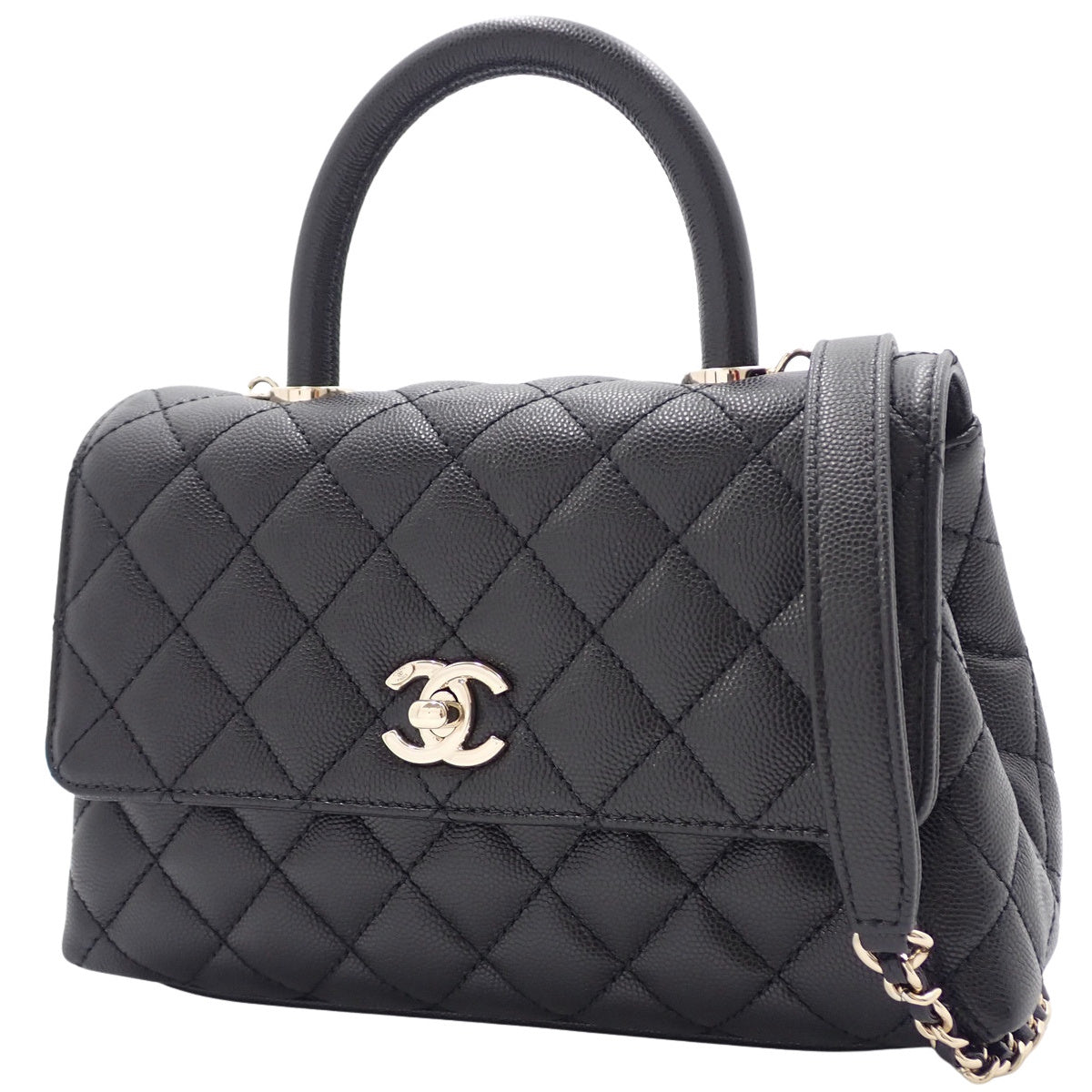 马特拉斯椰柄小号鱼子酱纹黑色 AS2215