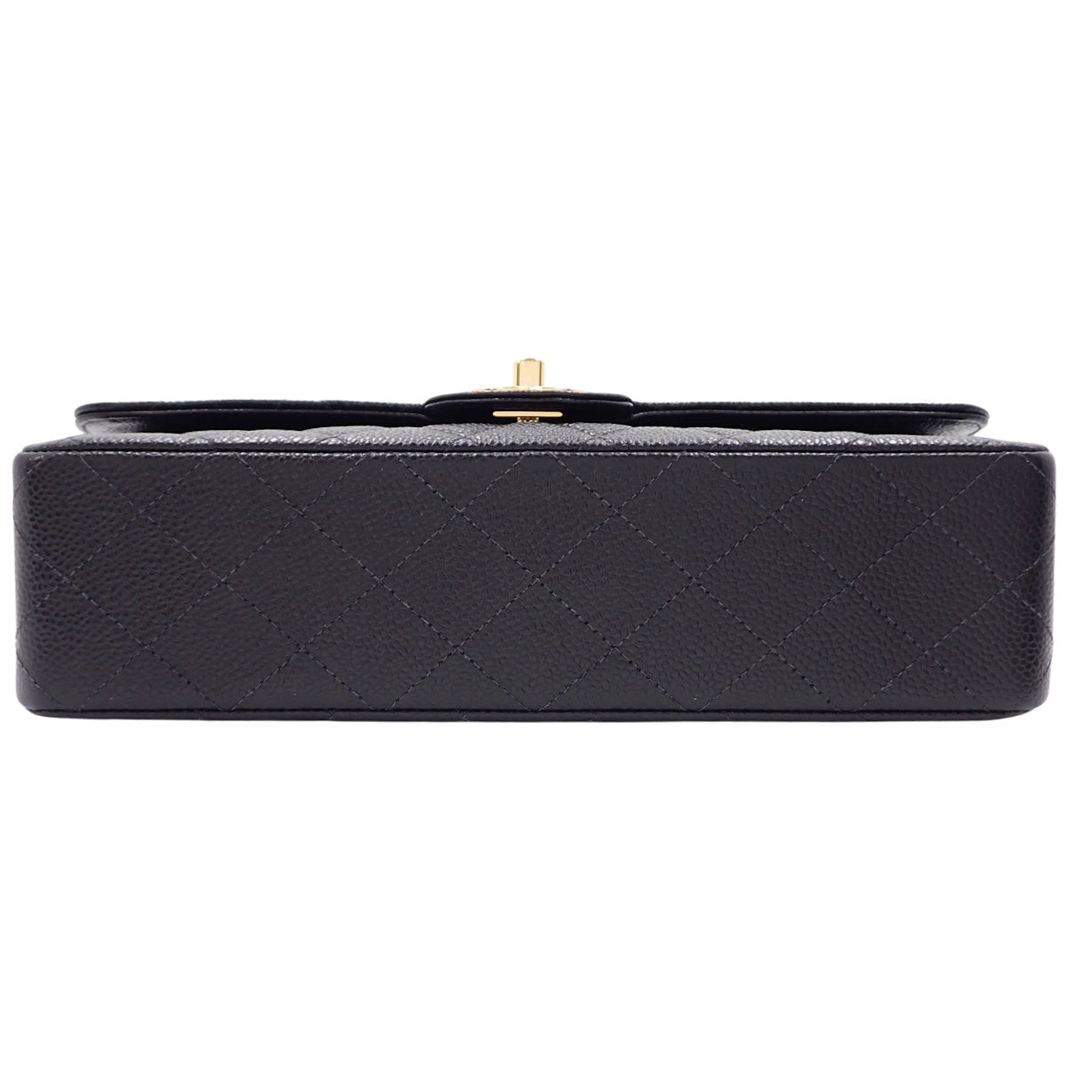 黑色鱼子酱纹Matelasse经典手提包 A01112