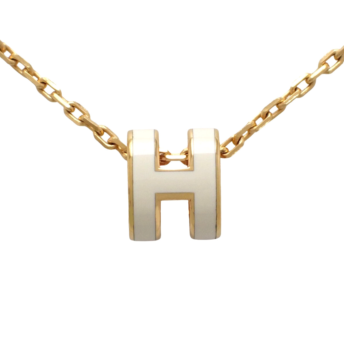 ミニポップアッシュ Hネックレス メタル(GP)