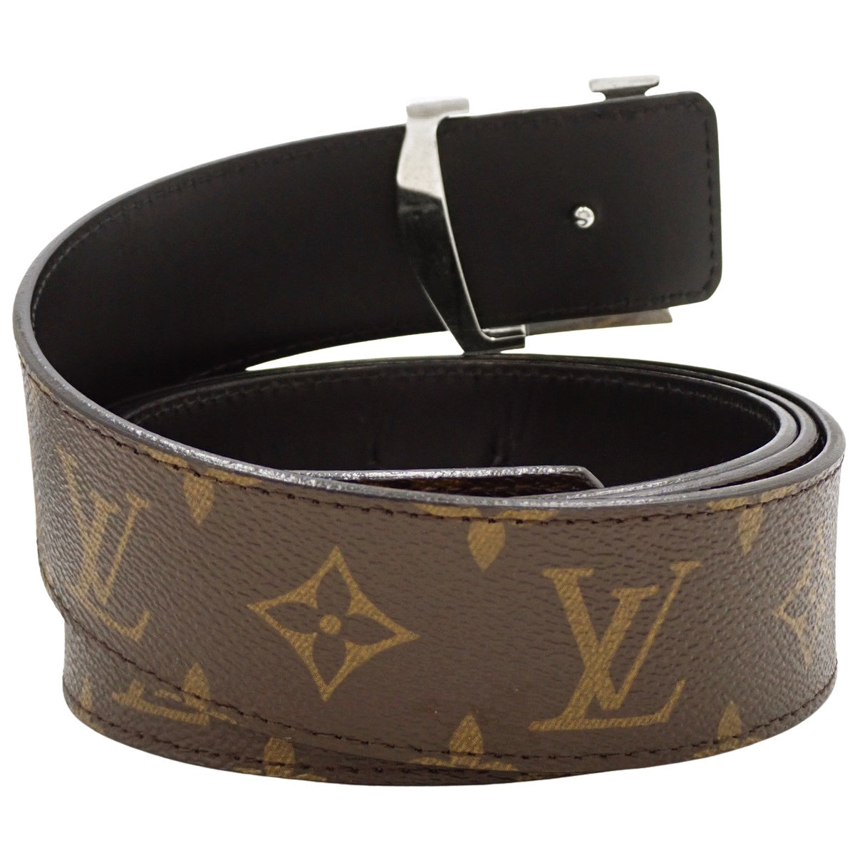 モノグラム ベルト･LV イニシャル 40MM リバーシブル サンチュール 120/48 M9821