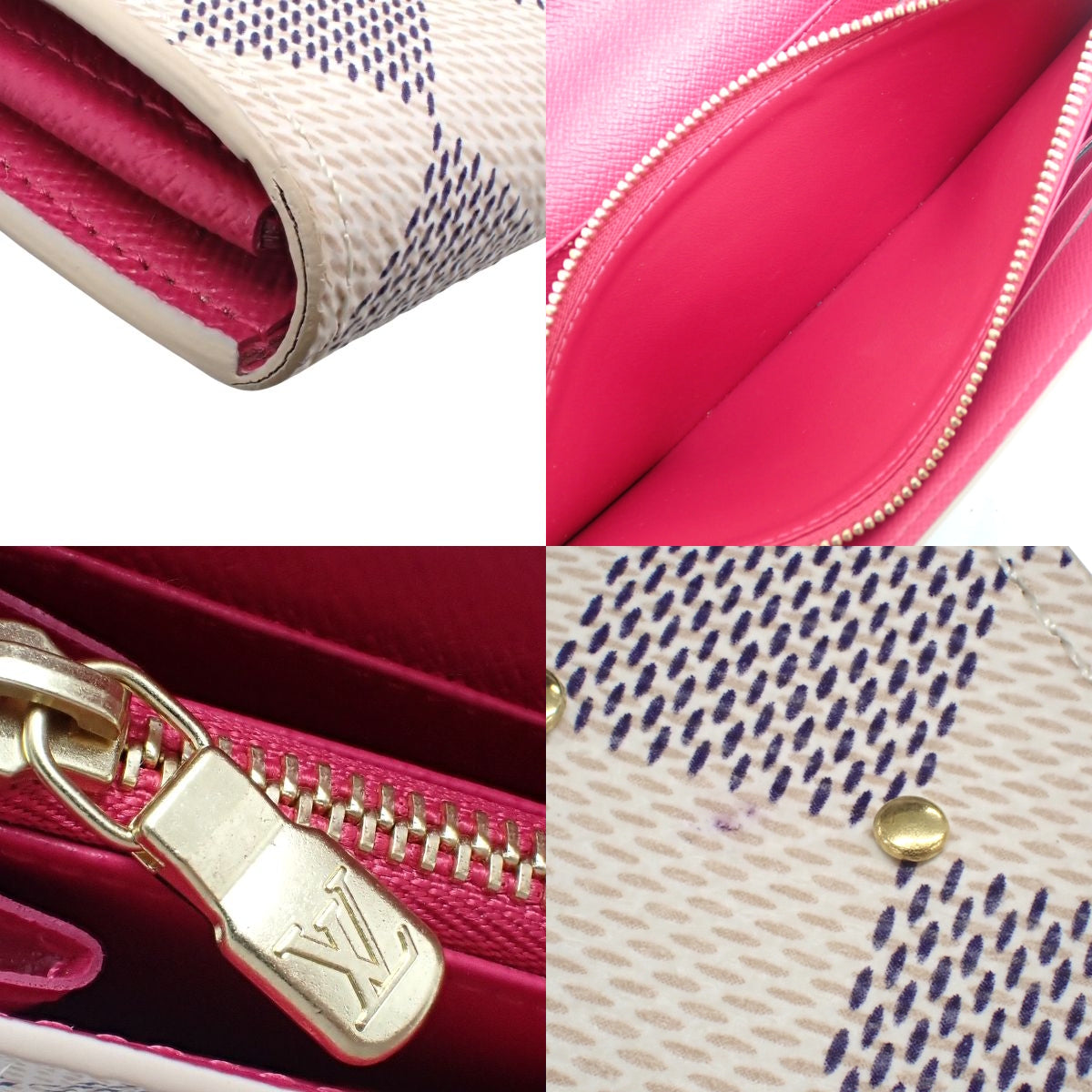 Damier Azur Sarah Wallet in Ivory M45296