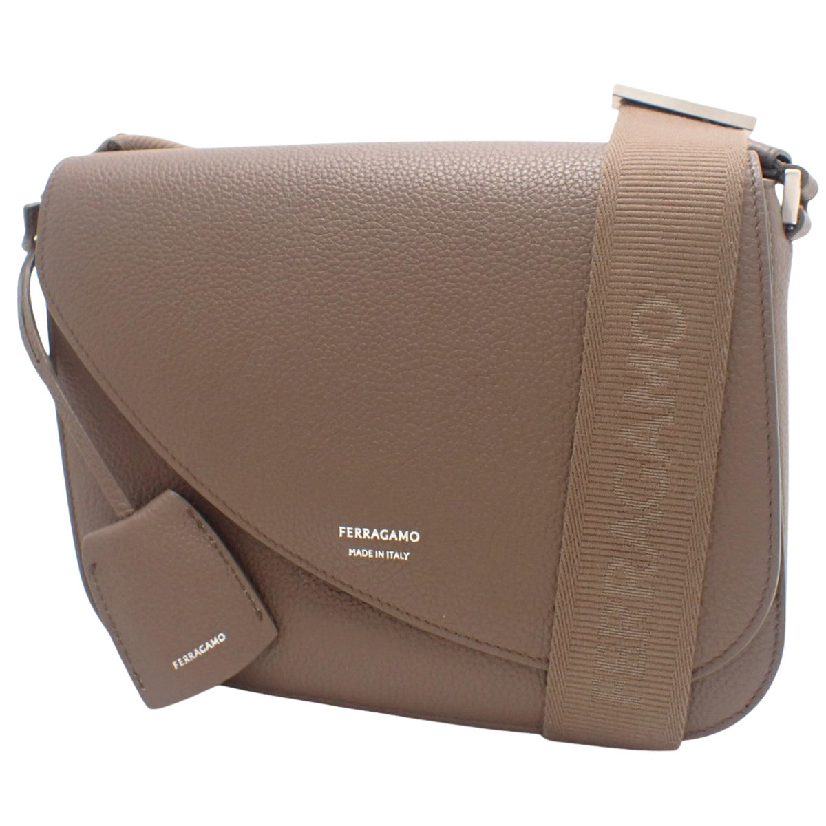 Fiamma フィアマ ショルダーバッグ カーフ ブラウン 241588