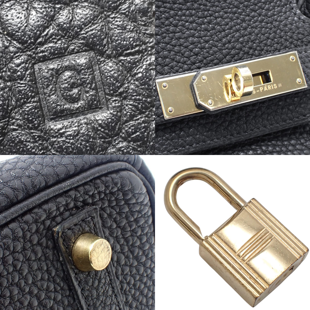 バーキン30 トゴ ブラック ゴールド金具 □G刻印