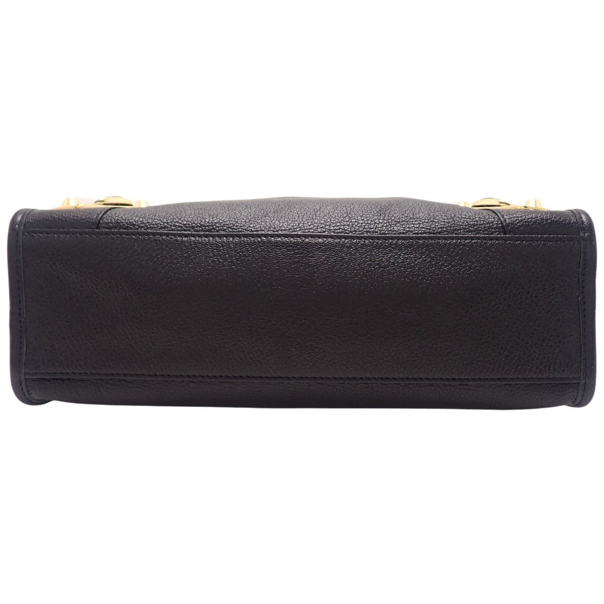 クラシックメタル エッジシティバッグ レザー ブラック 432831