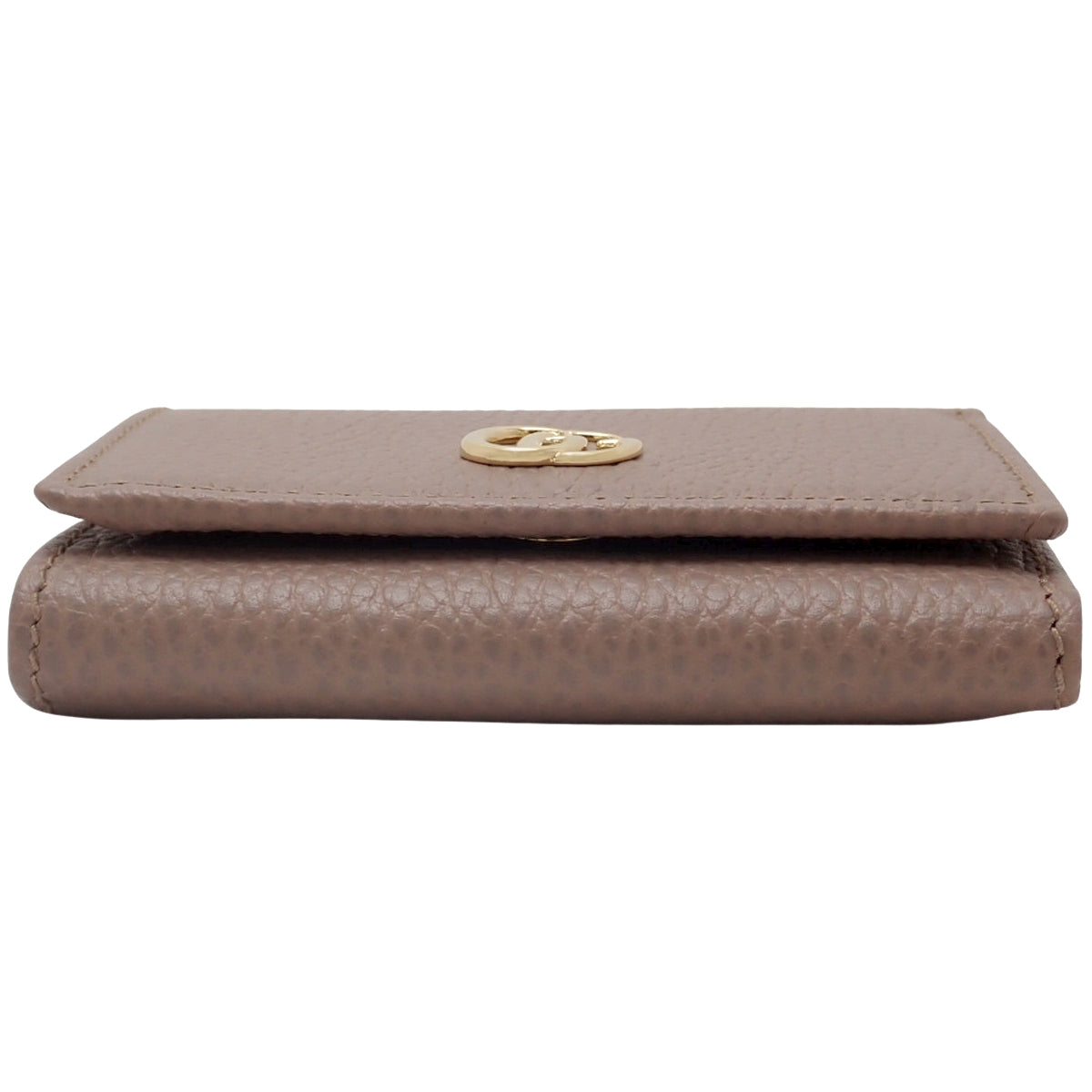 GG Marmont Tri-fold Wallet, Beige Leather, 644407