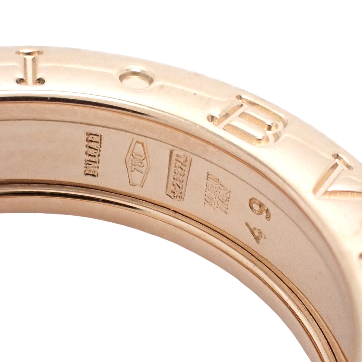 B.zero1 戒指 XS 粉金 K18PG 49 6.9克