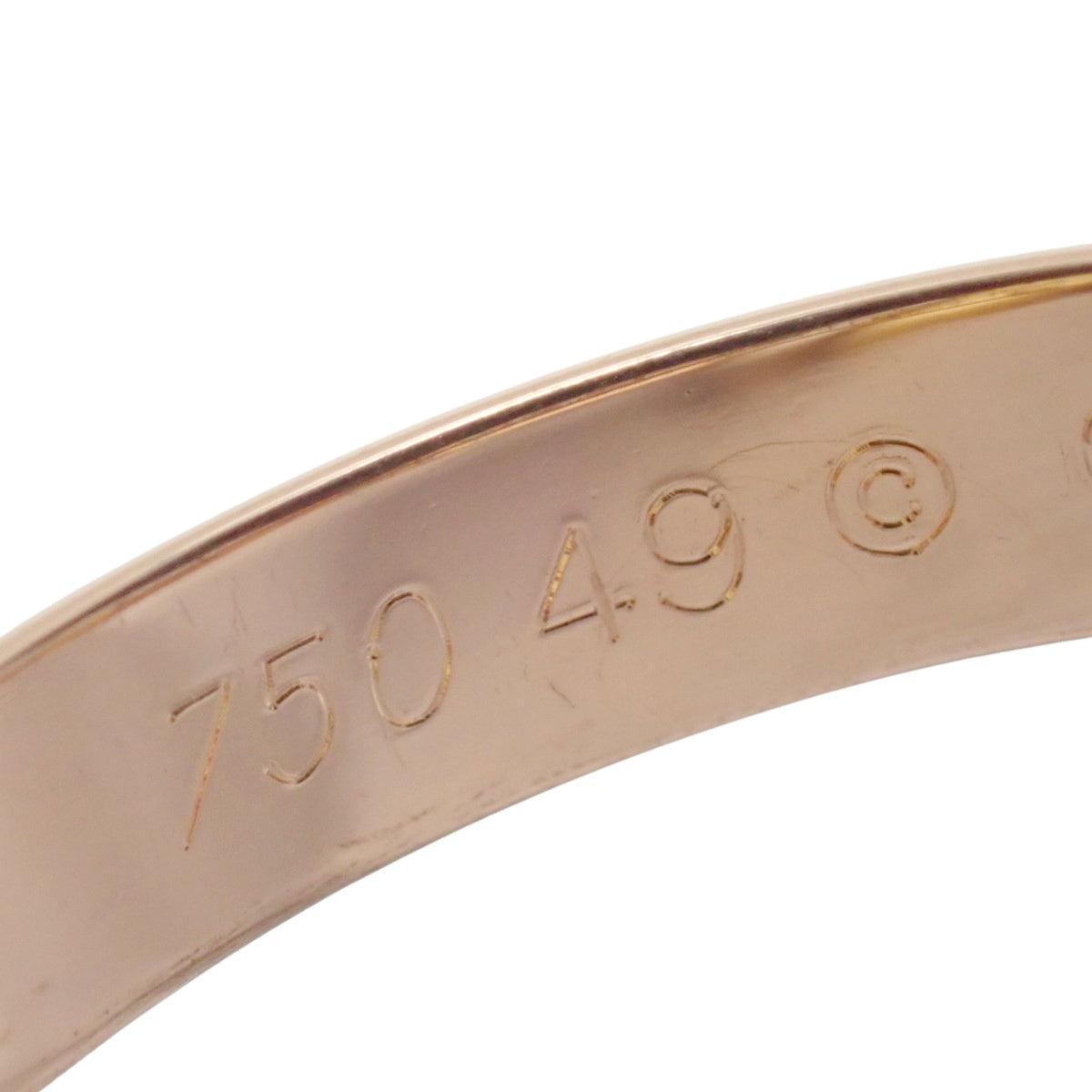 Trinity 戒指 经典款 黄金 K18YG 玫瑰金 K18PG 白金 K18WG 49号 7.4克