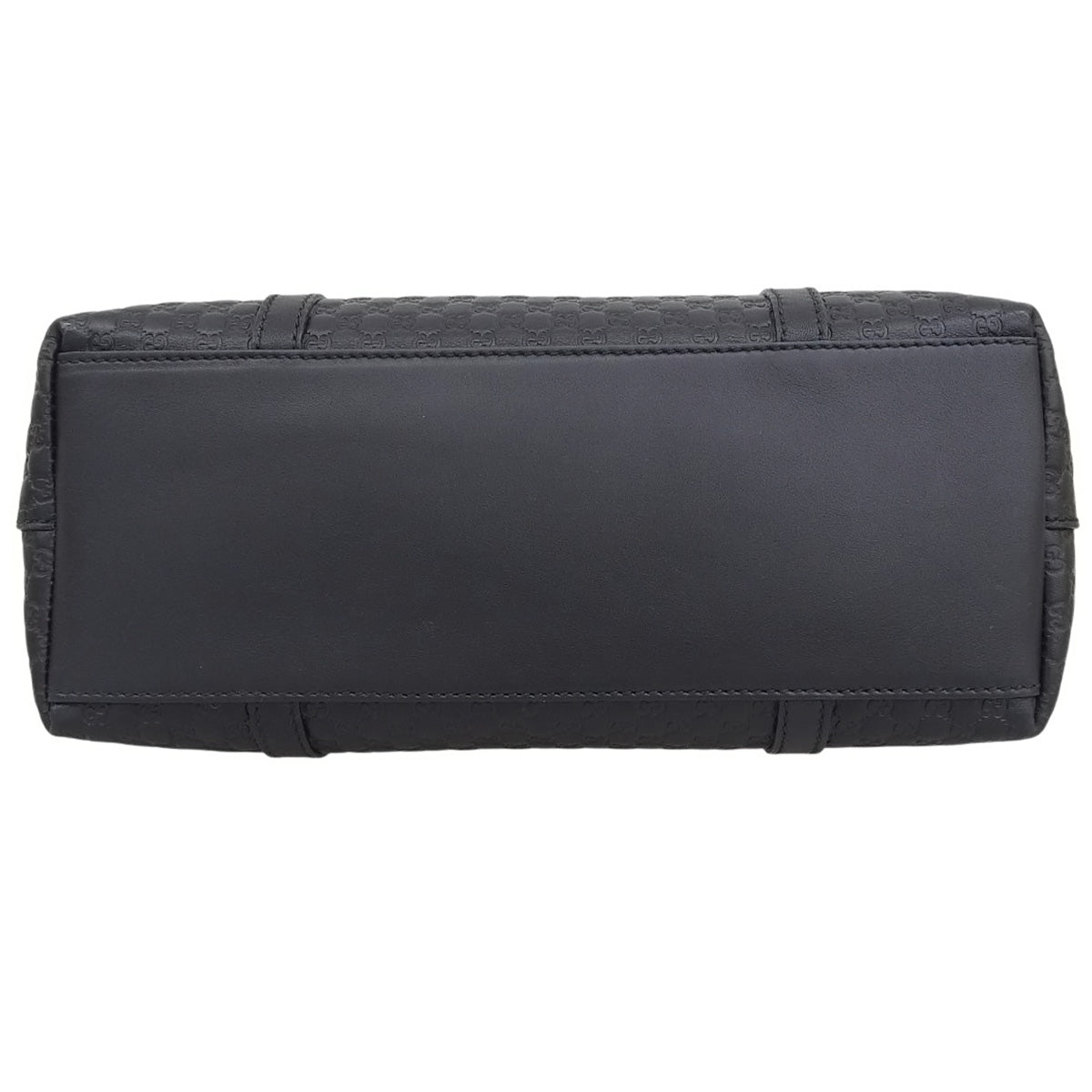 マイクログッチシマ 2WAY ハンドバッグ マイクログッチシマレザー ブラック 449656