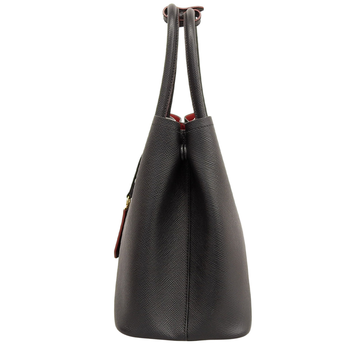 ドゥーブレ ミディアムバッグ サフィアーノレザー NERO/FUOCO 1BG775