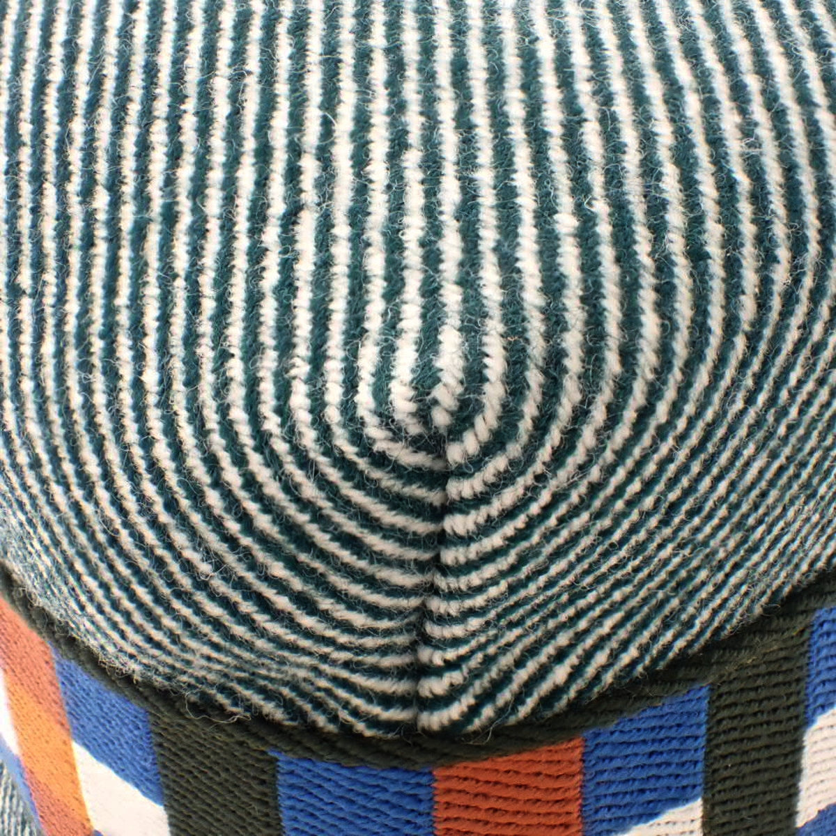 HERMES ブリッド・ア・ブラック PM キャンバス グリーン ブルー オレンジ橙 シルバー金具｜Vintage Hermès Speciality｜Aoyama & Omotesando, Tokyo｜ORANGE BOUTIQUE