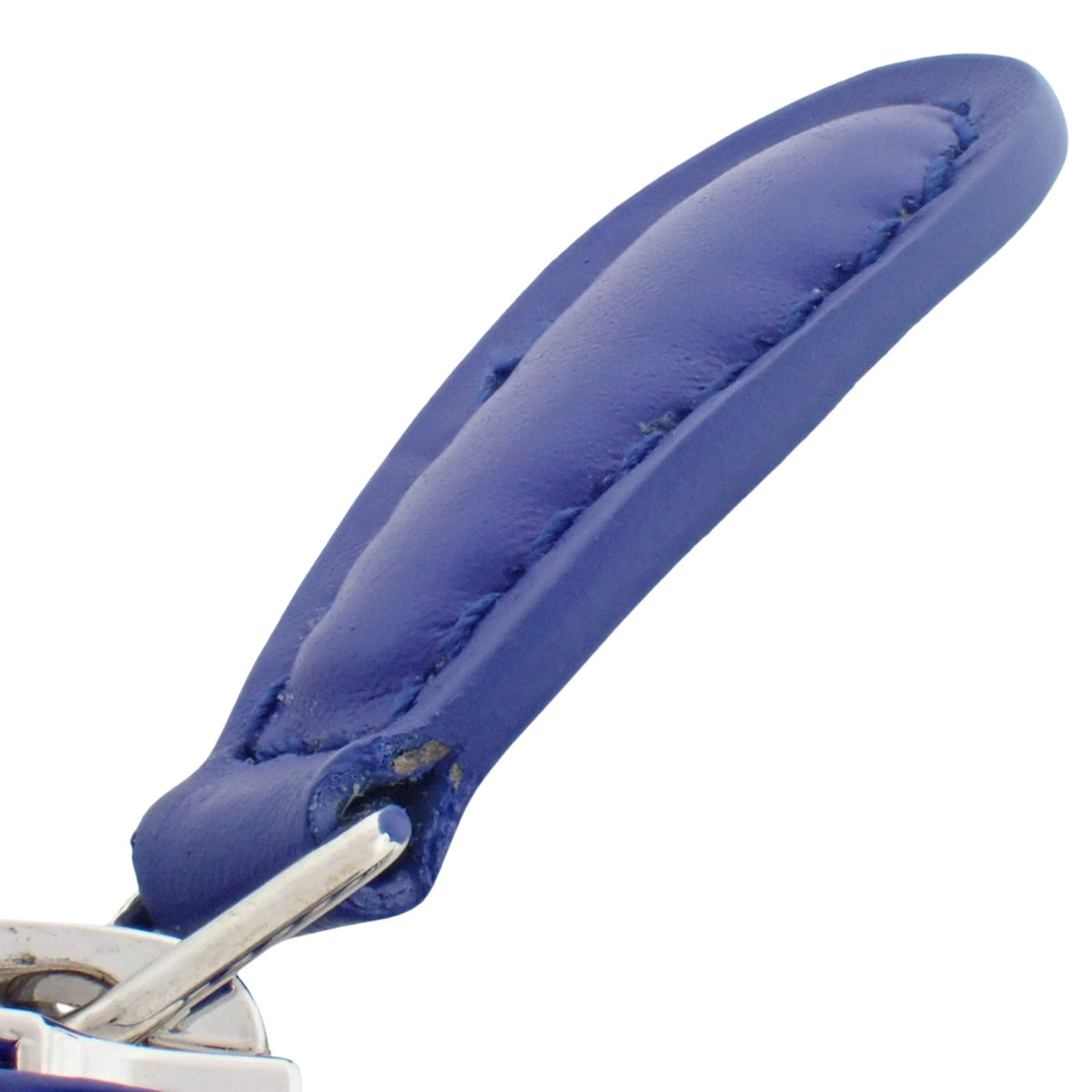 ネイビーカバ XS カーフ キャンバス オフホワイト ブルー 390346