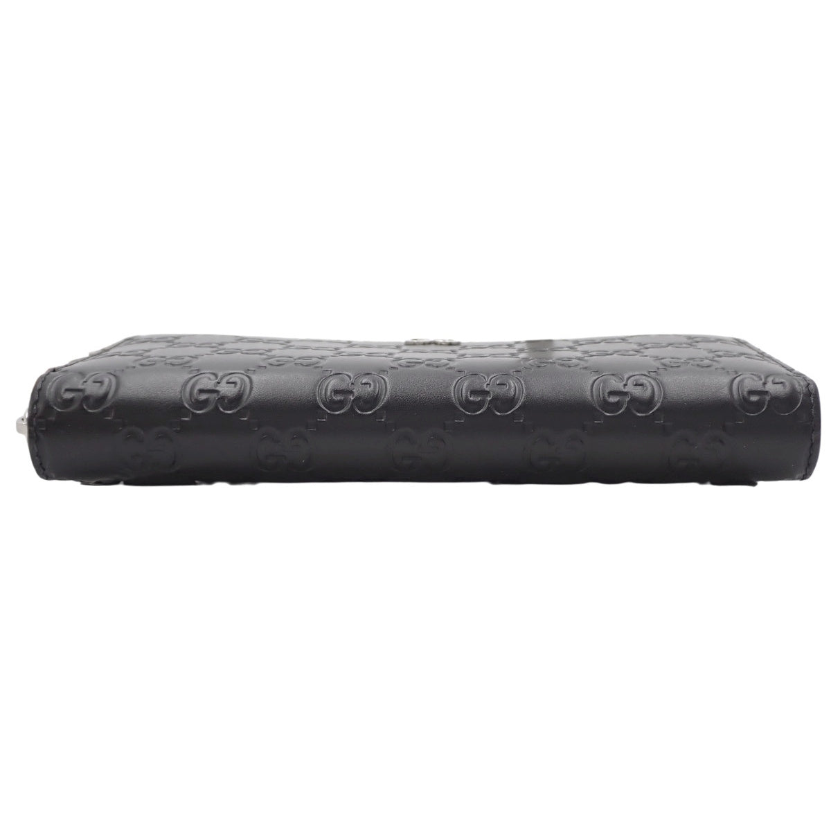 Guccissima GG logo round zipper long wallet