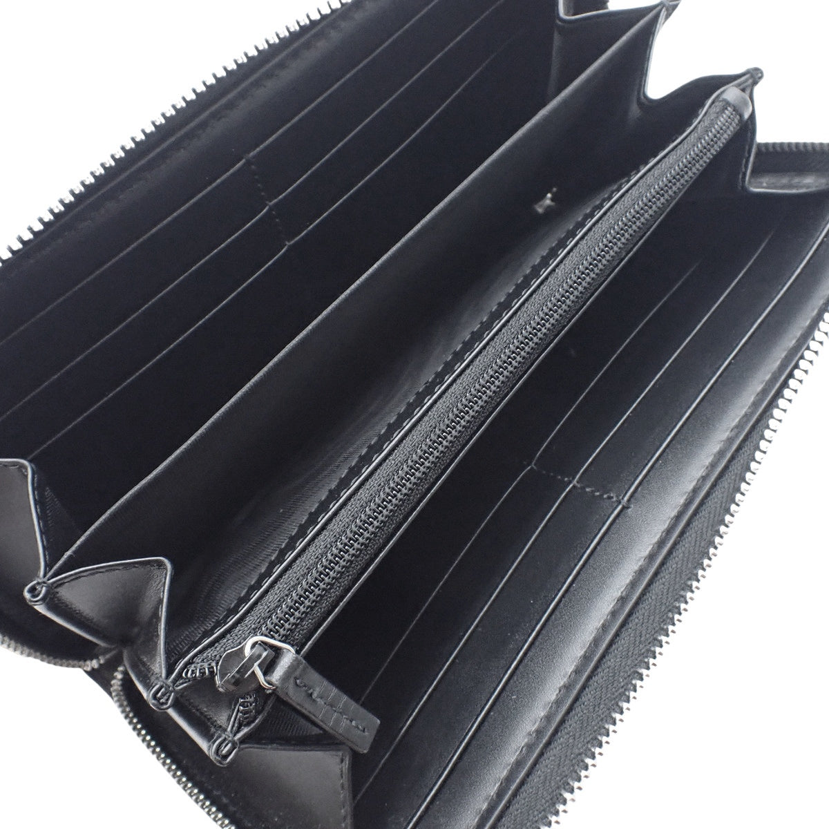 Guccissima GG logo round zipper long wallet