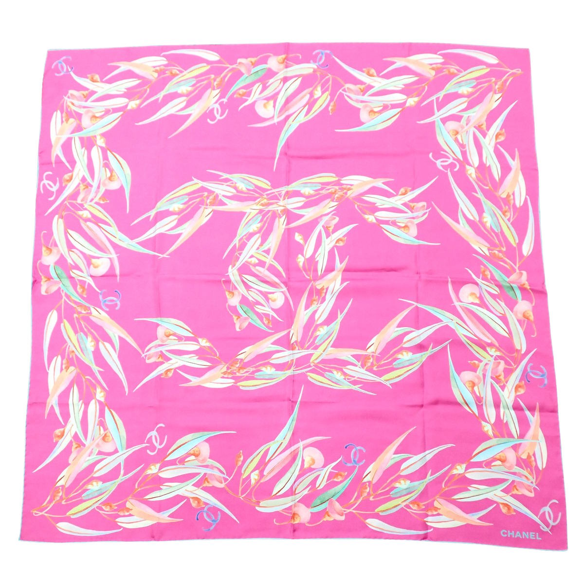 ココマーク スカーフ 大判 シルク