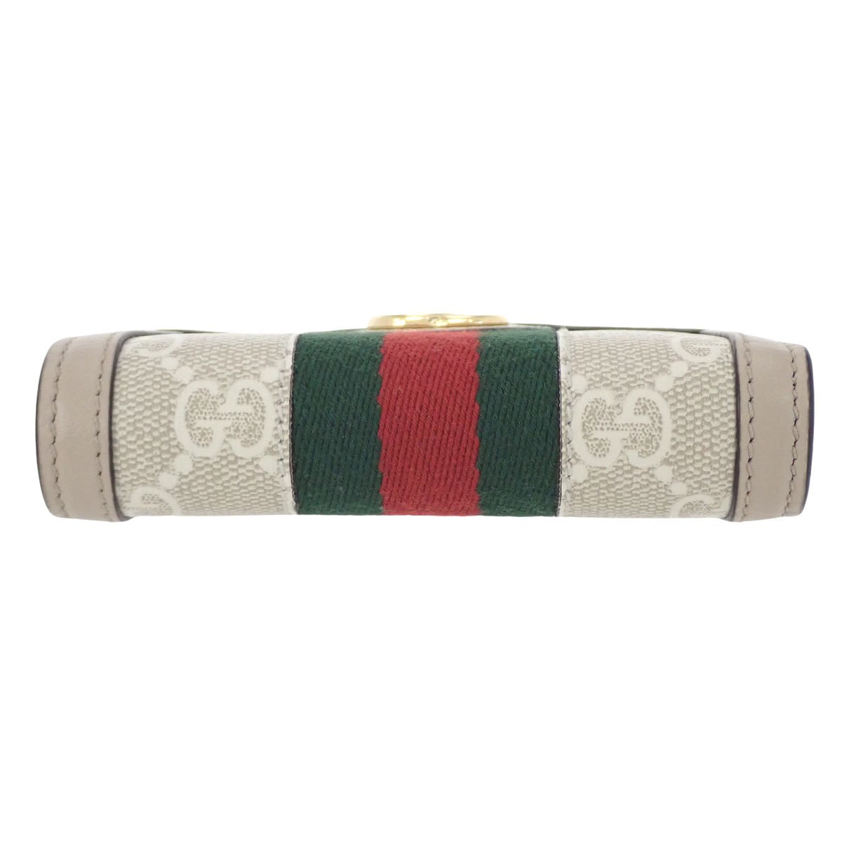 Ophidia 双折钱包 GG Supreme 帆布和皮革 米色 813296