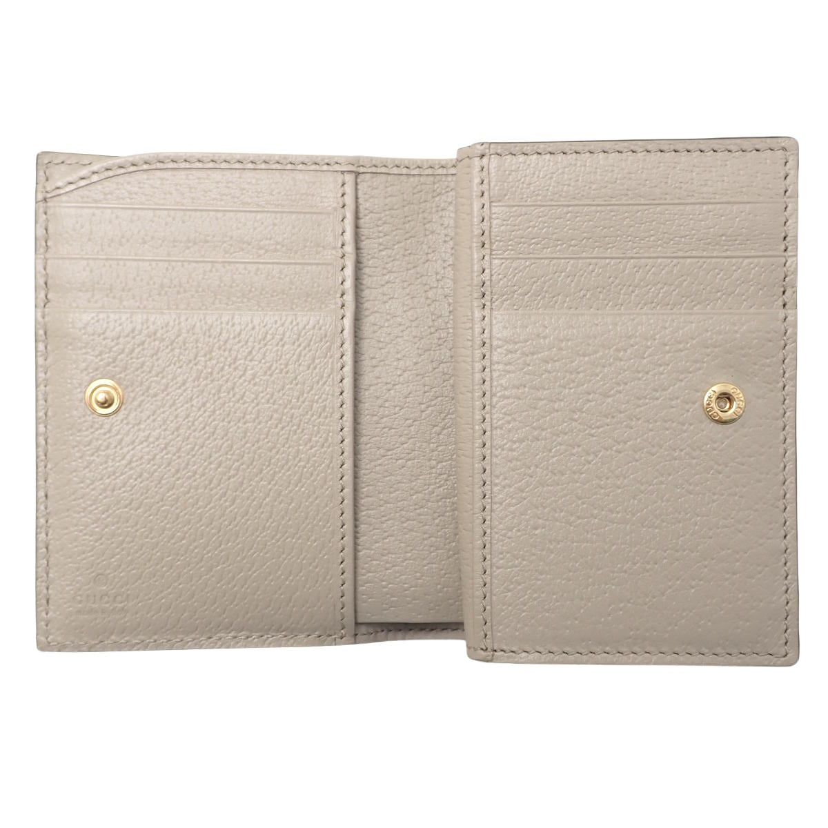 Ophidia 双折钱包 GG Supreme 帆布和皮革 米色 813296