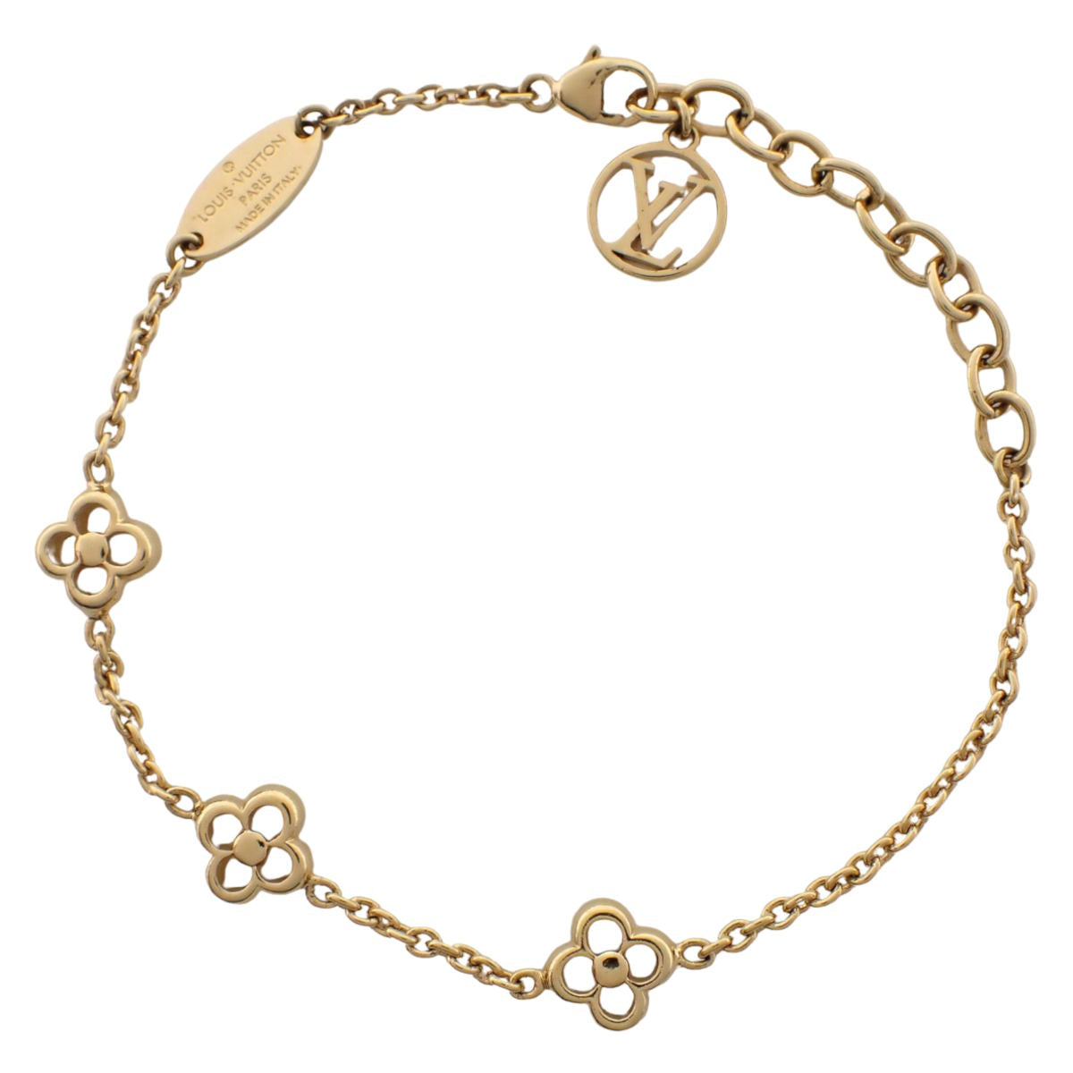 フラワーフルブレスレット メタル(GP)