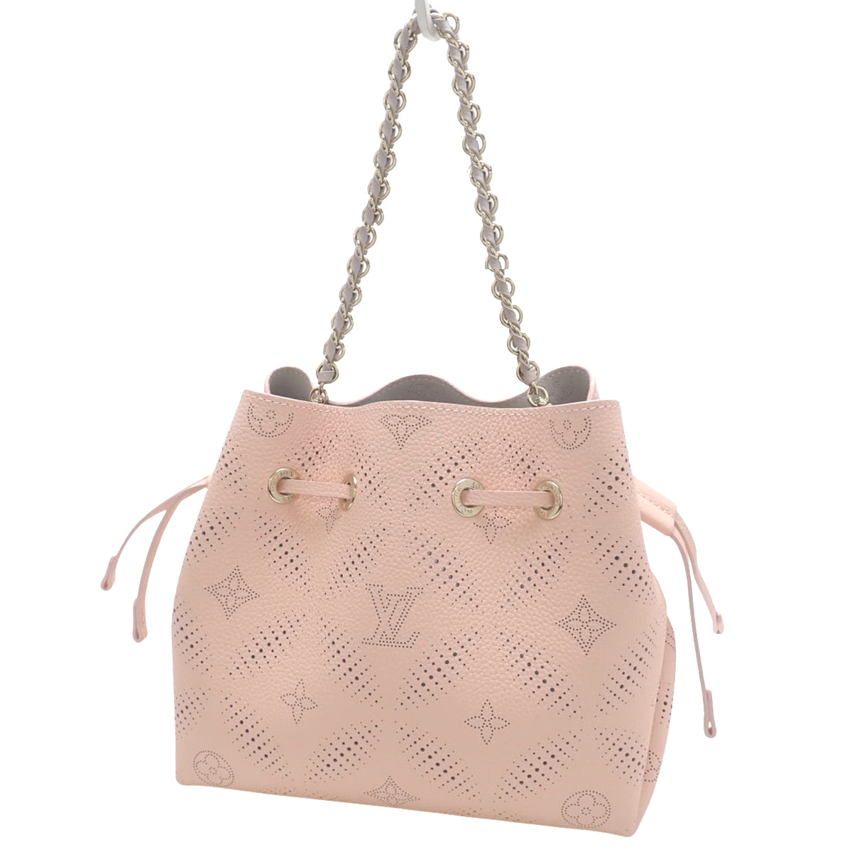 Monogram Mahina Bella Mahina 玫瑰茉莉色皮革包，M23195