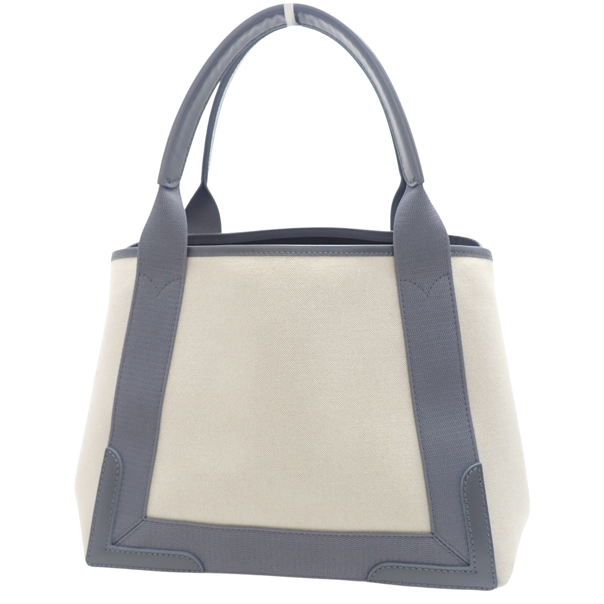 NAVY CABAS S ネイビーカバス コットンキャンバス オフホワイト グレー 339933