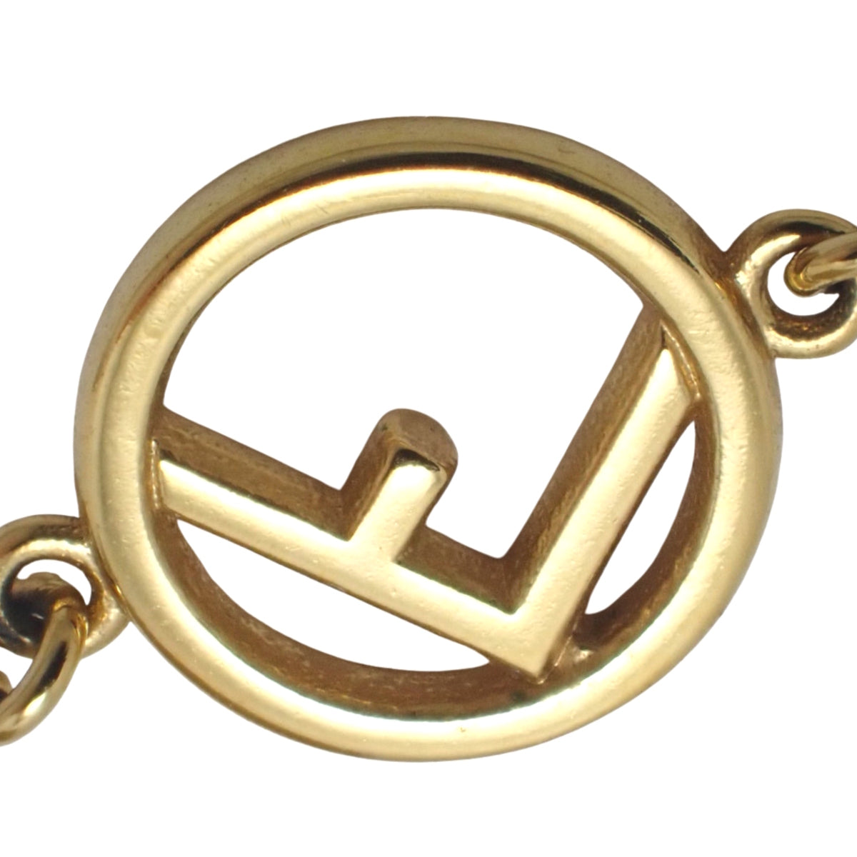 エフ イズ フェンディ ネックレス メタル(GP) クリスタル