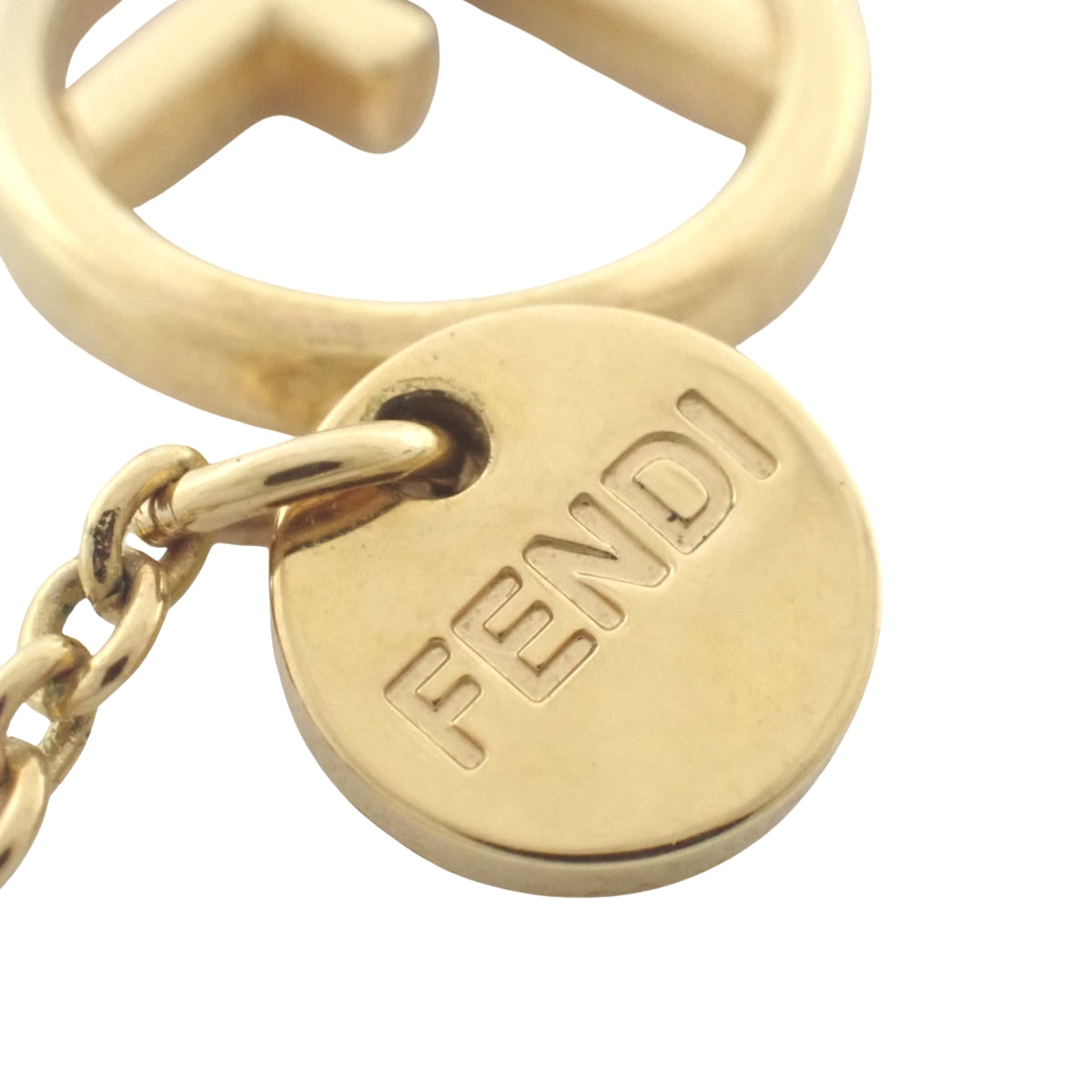 エフ イズ フェンディ ネックレス メタル(GP) クリスタル