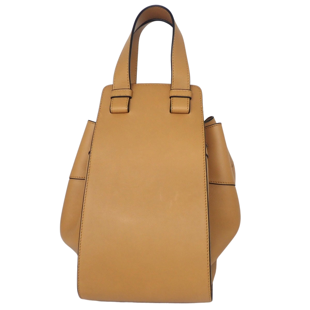 ハンモック ドローストリング ミディアム レザー キャメル 329.77.V06