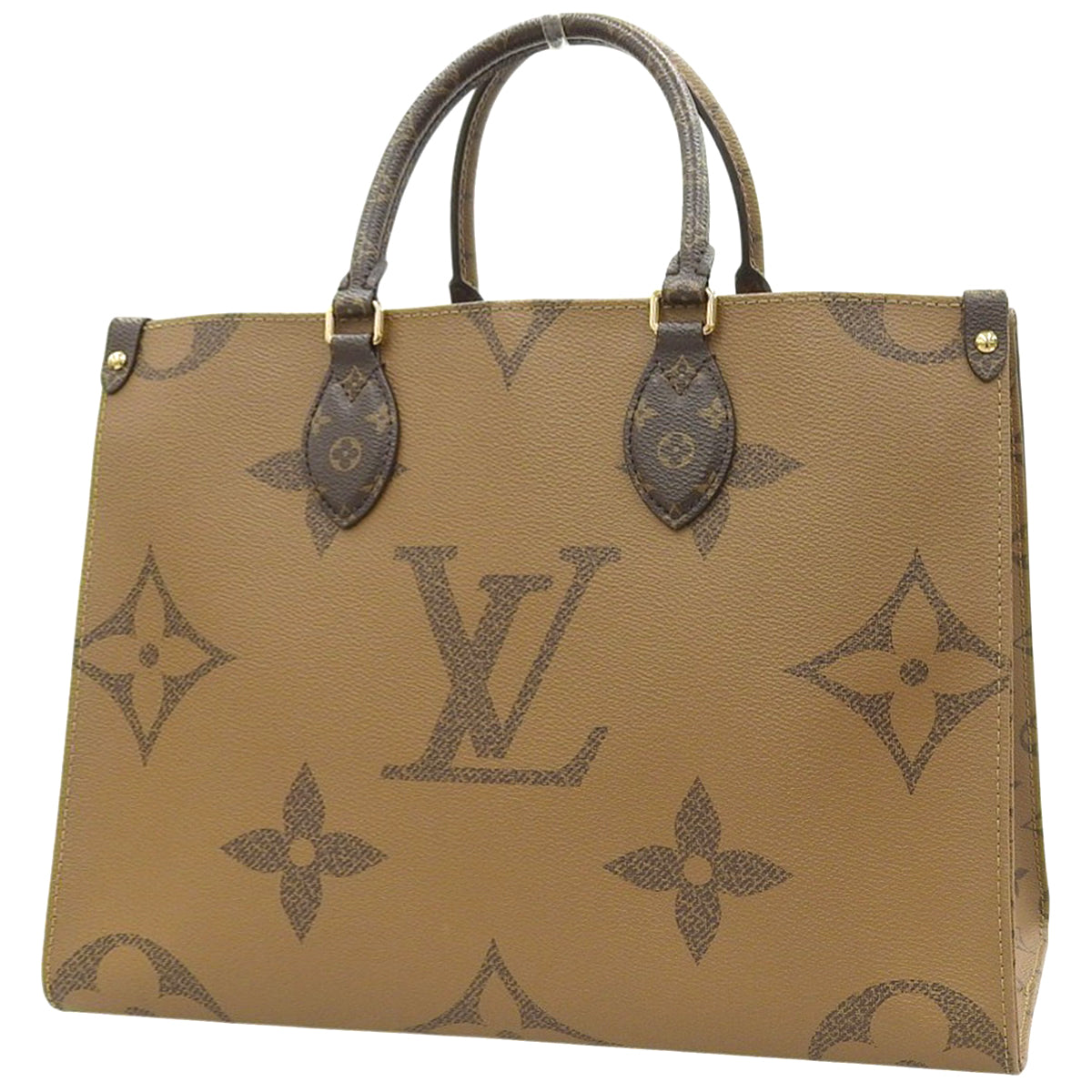 モノグラム・ジャイアント オンザゴーMM モノグラムキャンバス モノグラム･リバース キャンバス ブラウン キャメル M45321