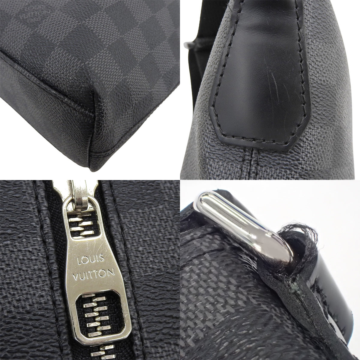 Damier Graphite Mick PM Grey Black N41211