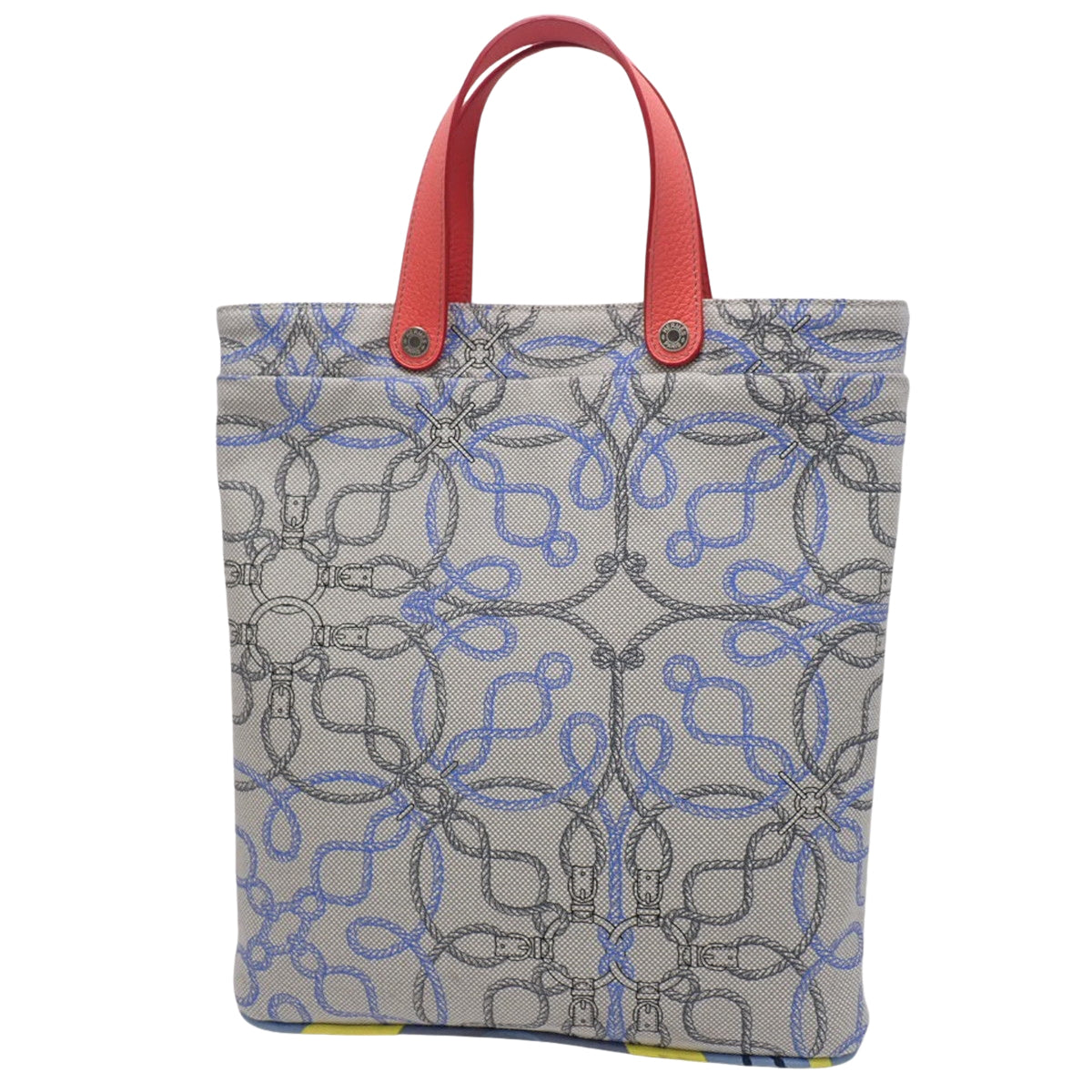 プティアッシュ キャンバス レザー シルク シルバー金具